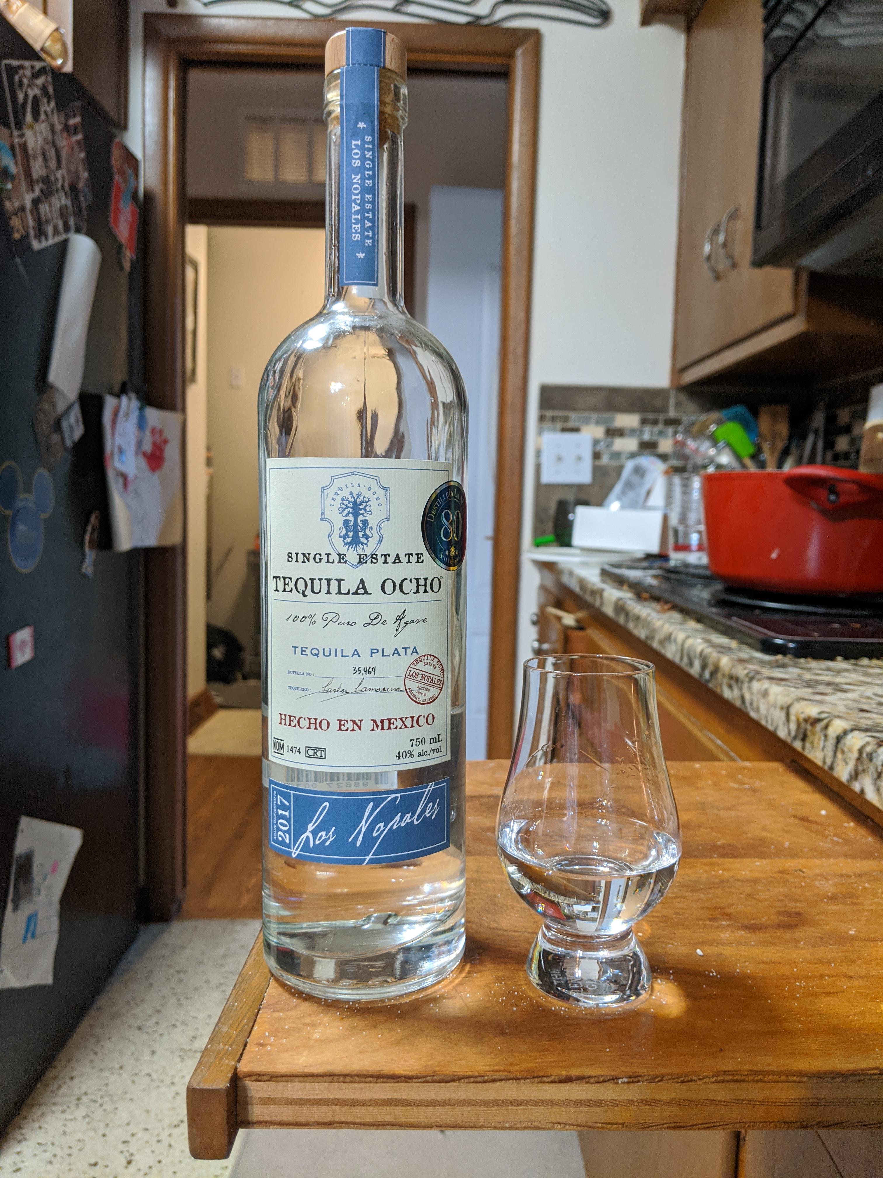 Review 2 Single Estate Tequila Ocho Plata 2017 Los Nopales Tequila
