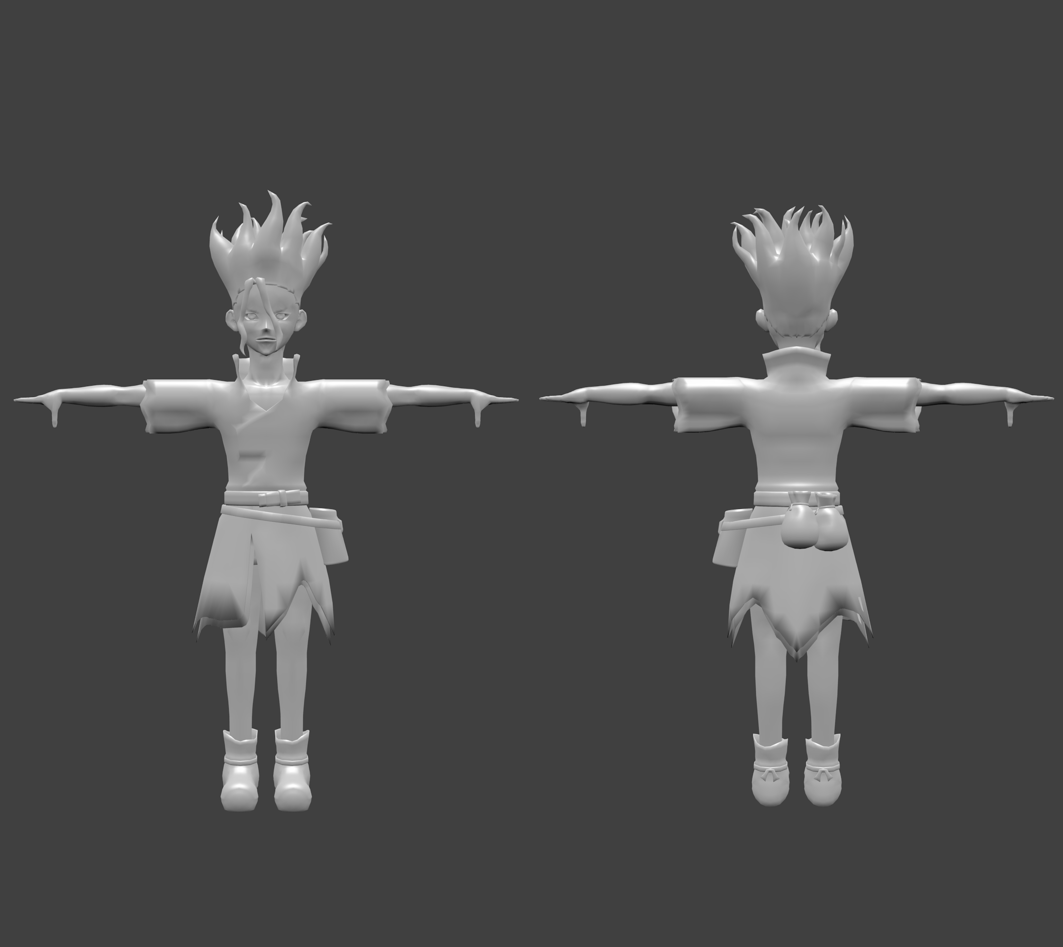 Dr Stone Senku Ishigami Model Wip R Drstone