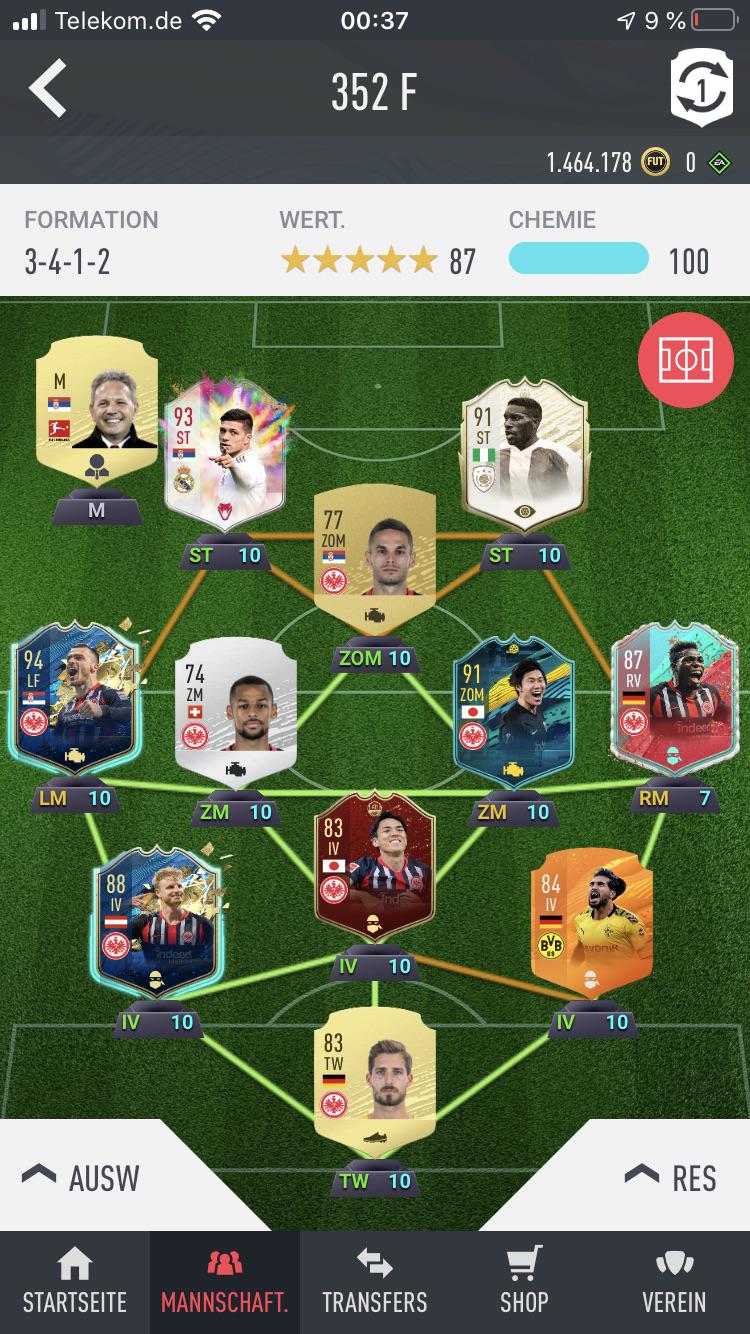 My Wl Journey With Eintracht Frankfurt R Fifa