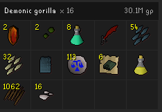 This tutorial presents three potential solutions to try and meet both of these requirements. Starting to get the hang of demonic gorillas : 2007scape