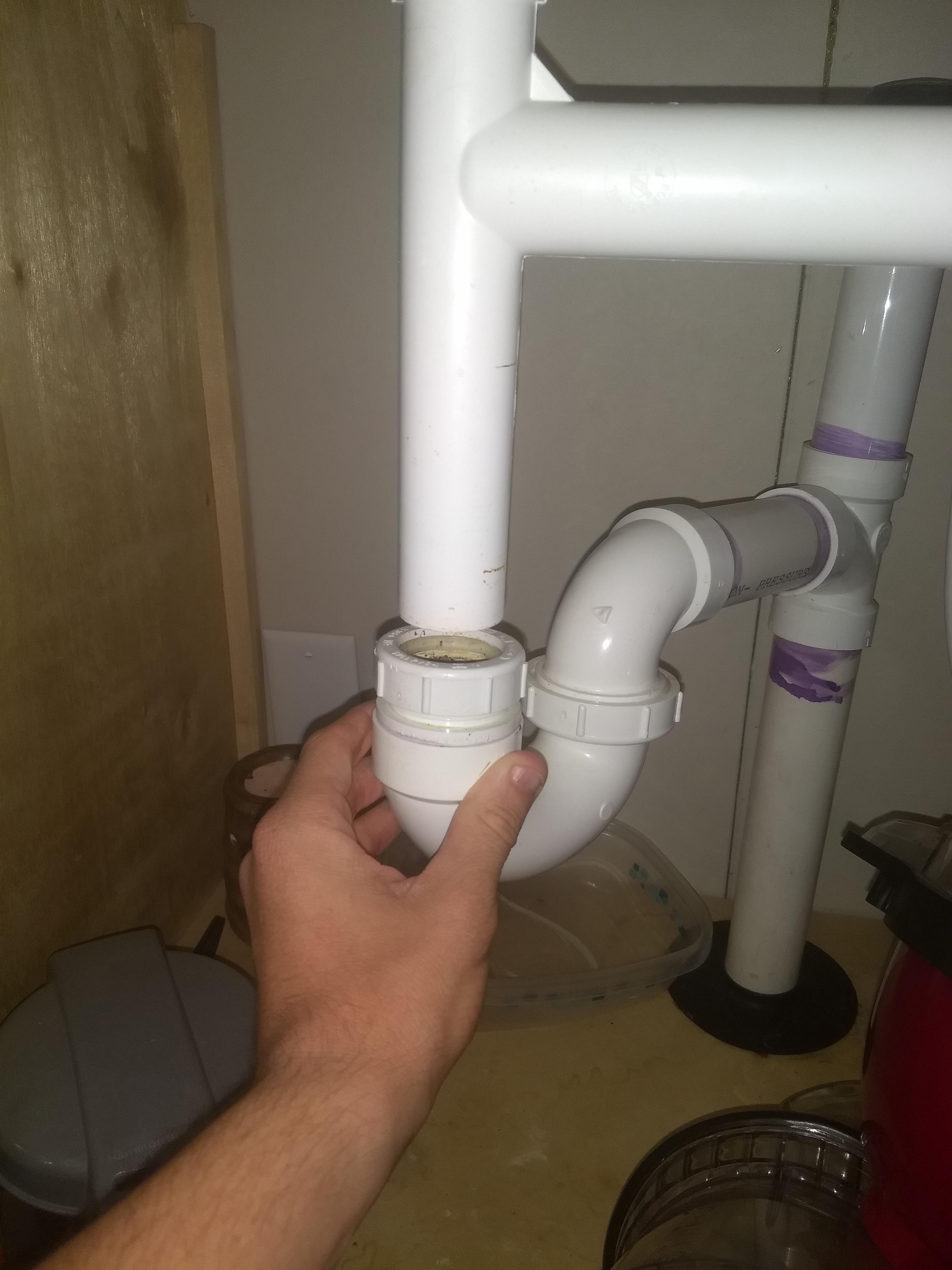 Modern 5 02 inch dingle flexible kitchen sink lead drain pipe china and made in. Drain Pipe Under Sink Has Popped Loose What Would Be The Best Way For A Non Plumber Such As Myself To Repair This Thanks For Your Time Guys Plumbing