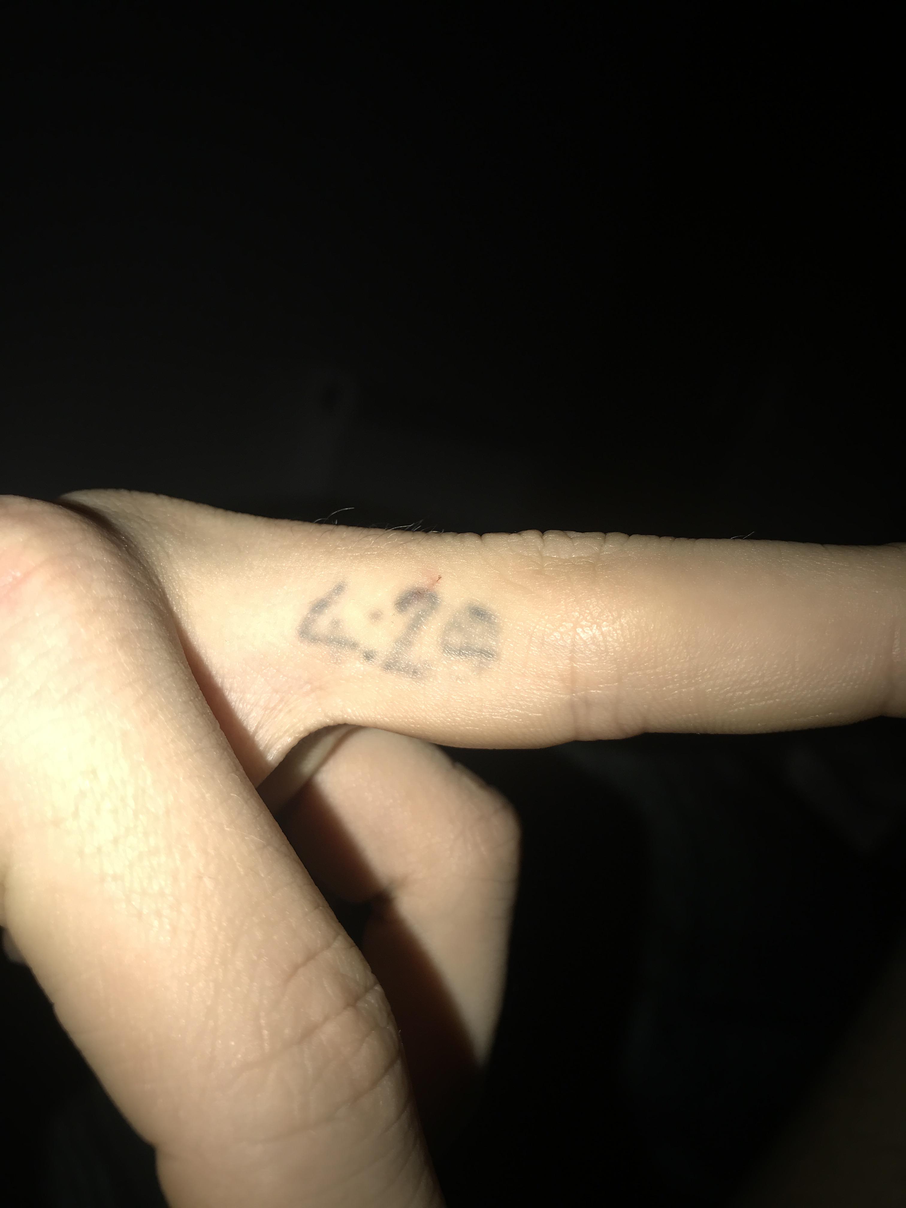 Bad Choice Made In My Stoner Days (4:20). Kinda Disappointed In My Self About This One : R/Shittytattoos 4032_x_3024_jpg