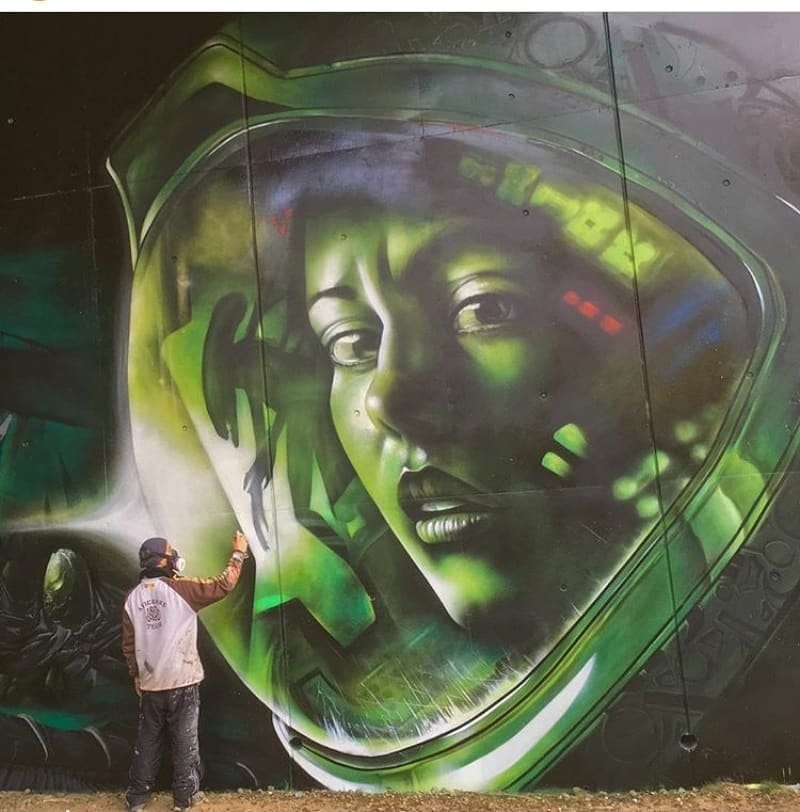 Some Really Cool Alien Isolation Graffiti Art R Alienisolation