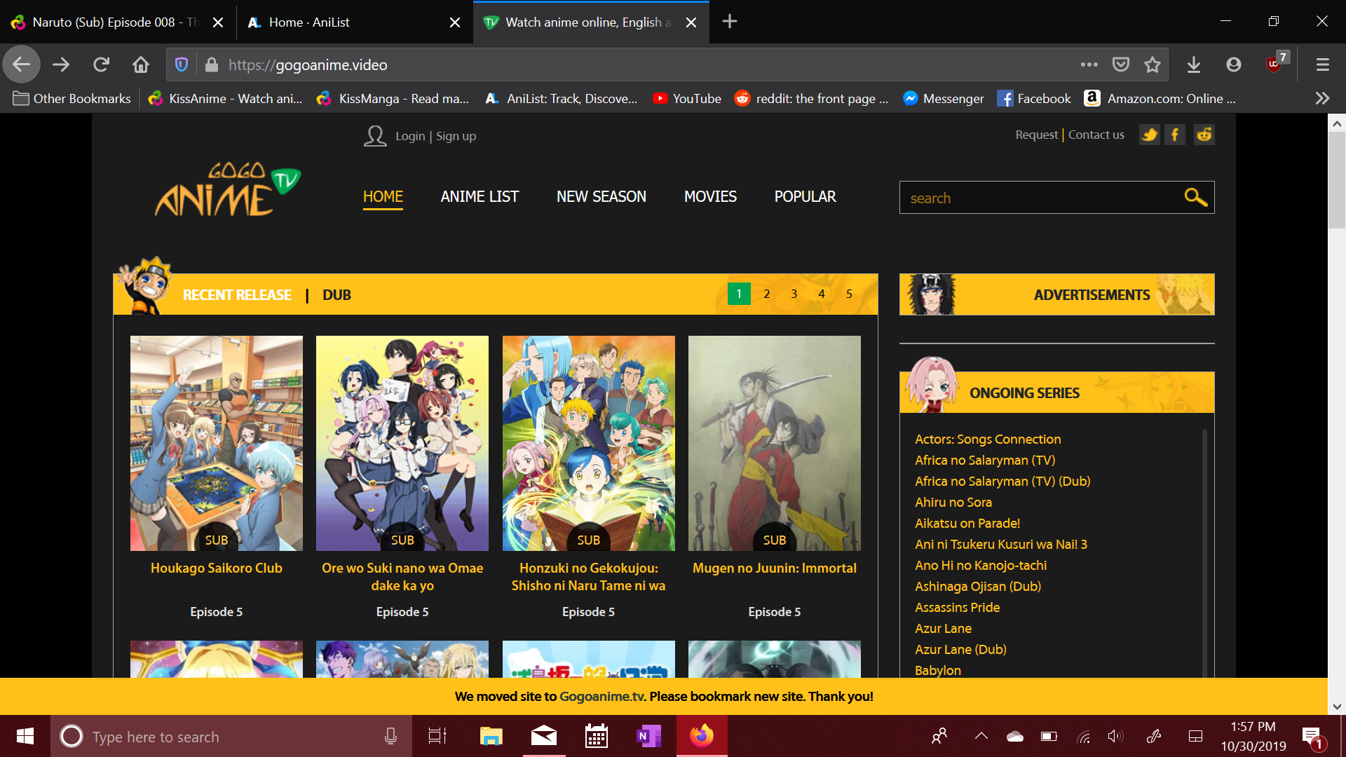 Old tvs often contain hazardous waste that cannot be put in garbage dumpsters. GoGoAnime: is it possible to remove the "We moved site to Gogoanime.tv. Please bookmark new site