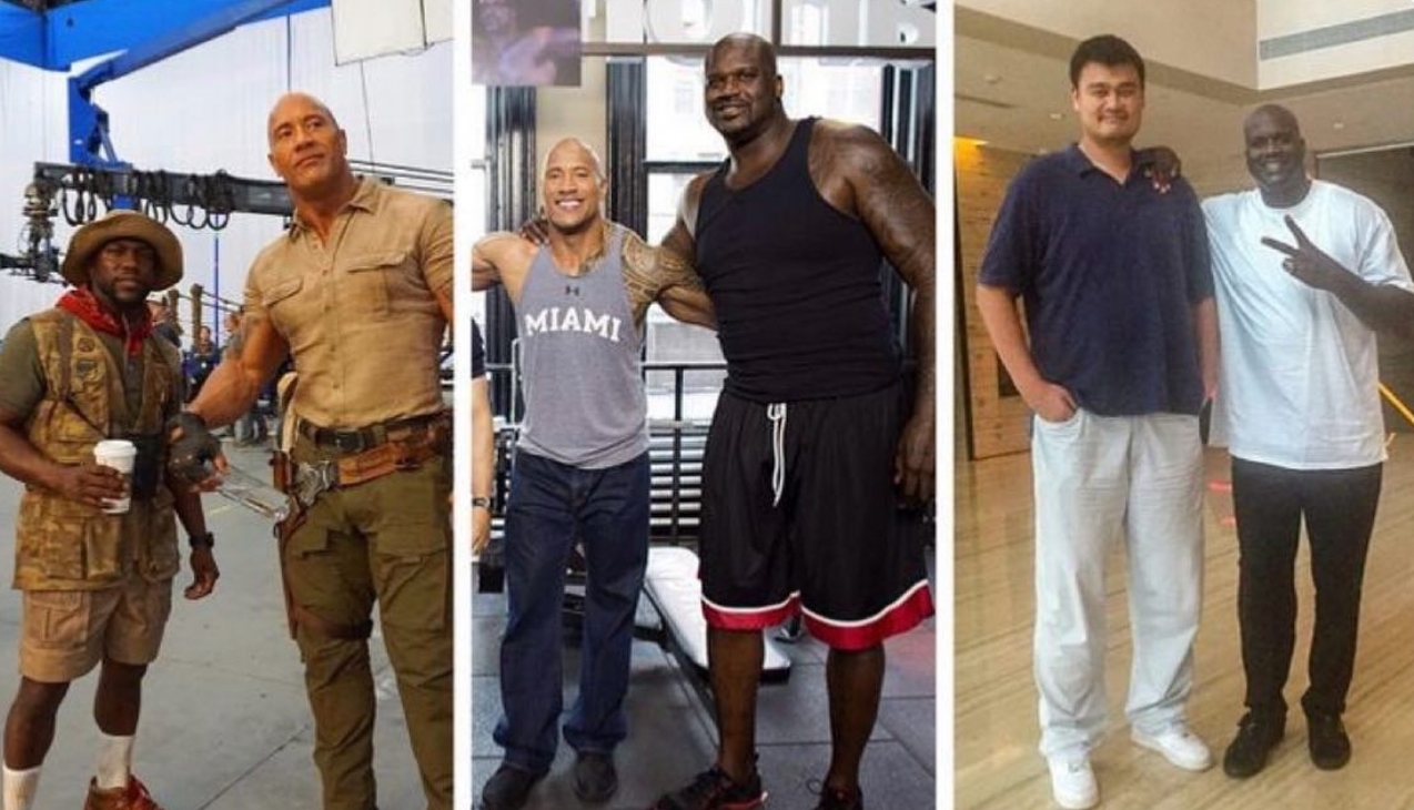 Kevin Hart The Rock Shaq . Next Kevin Hart And Yao Ming ~ news word