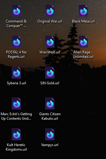 I Need Help With Steam Game Shortcut Icons Does Anyone Know How To Fix Them Windows 10 20h2 R Steam
