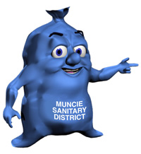 Meet Mr Blue The Mascot For My City S Recycling Program This Bad Boy Is Plastered On Every Garbage Truck In Town Crappydesign