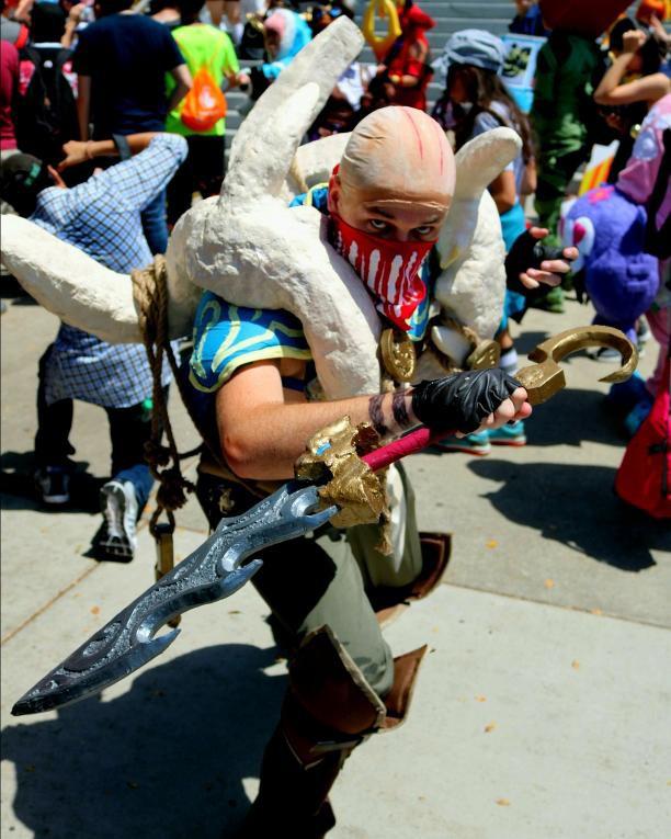 He was resurrected by the magic of the jaull fish. My Pyke Cosplay From Anime Expo 2018 R Pykemains