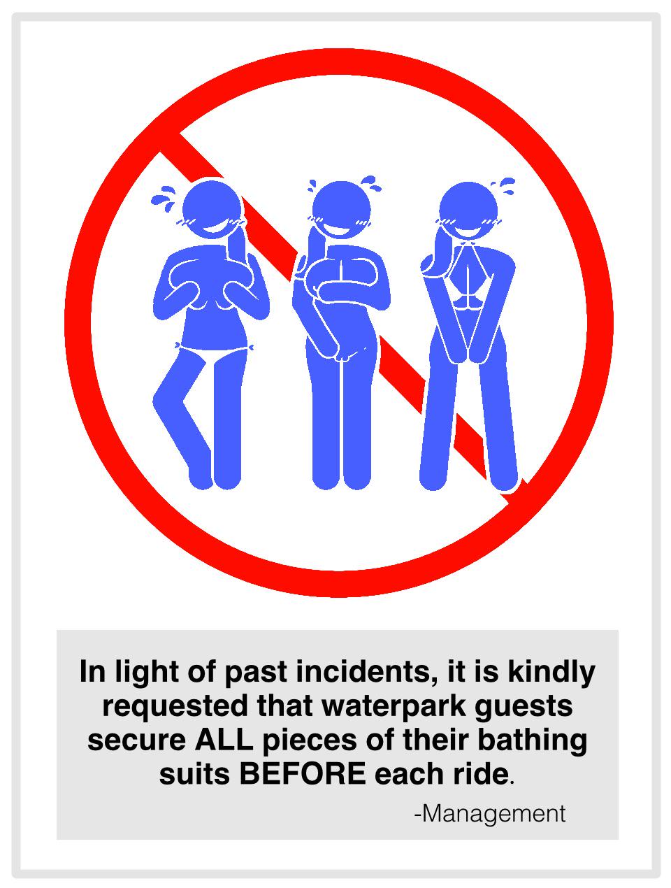 ENF Pool Signage