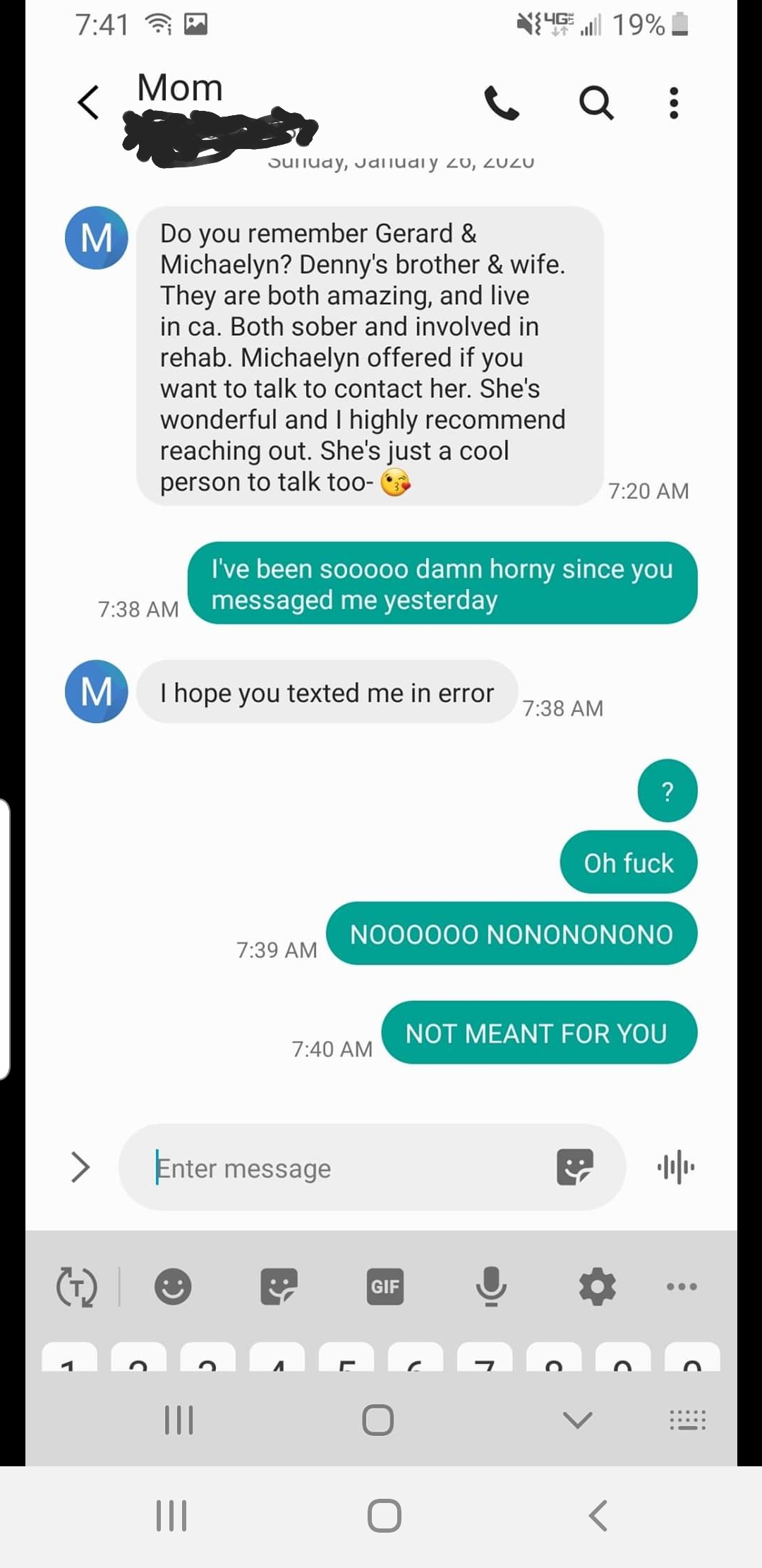 Mother son sexting scandal - Exposed and wild