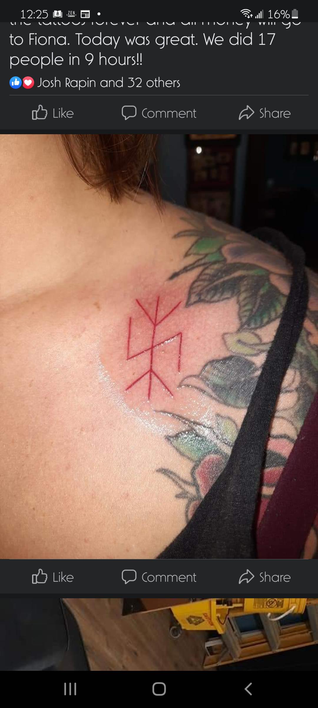 Can Anyone Tell Me What This Means? My Tattoo Artist Passed. And Would Put This On All Of His Art. : R/Runes 2400_x_1080_jpg