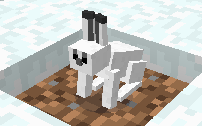 This Cute Little Bunny Is Exclusive Only To The Pocket Edition How So Minecraft