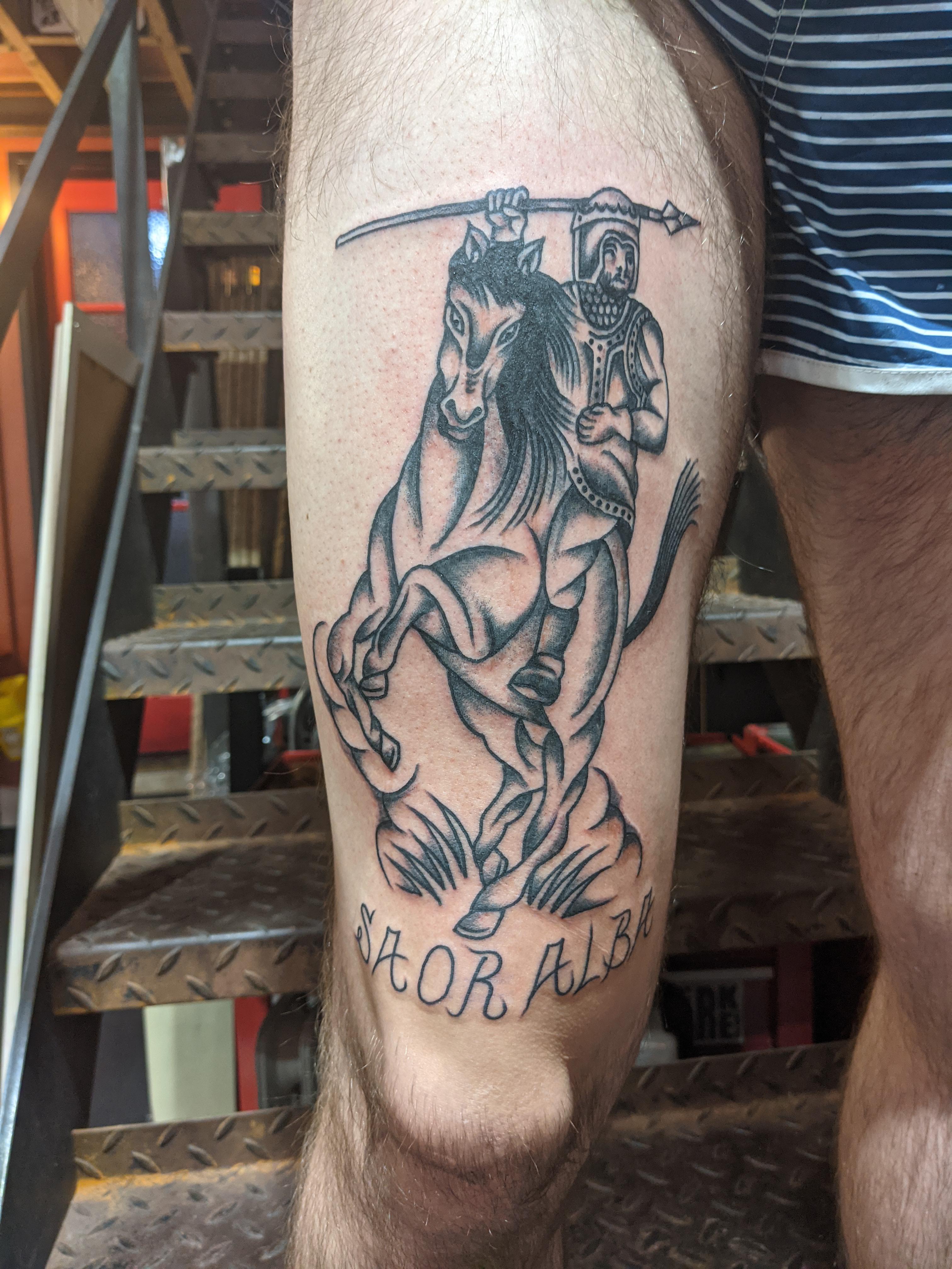 Tattoo By Yussuf, Greetings Tattoo In Glasgow : R/Tattoos 4032_x_3024_jpg