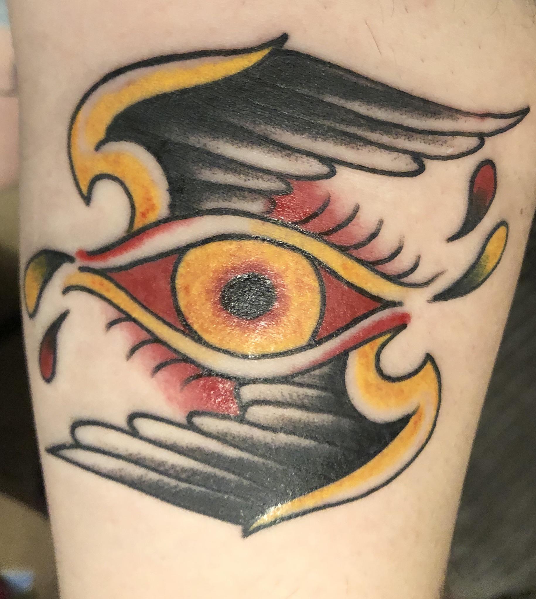 We may earn a commission through links on our site. Traditional Style Eye Tattoo On My Left Forearm Done By Ben At Old Glory Tattoos In Tallahasee Fl My Fourth Tattoo But 6th Time Getting Work Done Tattoos