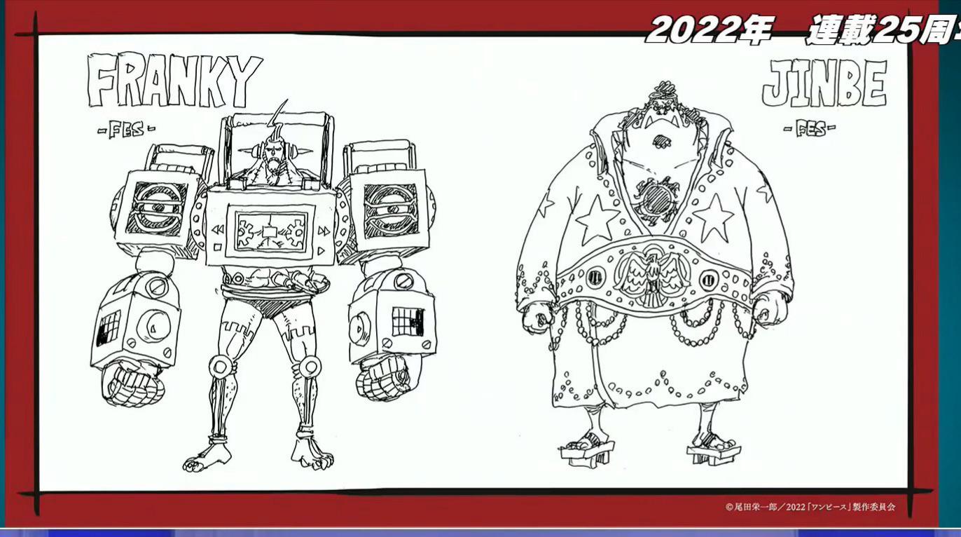 Can you identify these foods? One Piece Movie Red Character Sketches Revealed R Onepiece