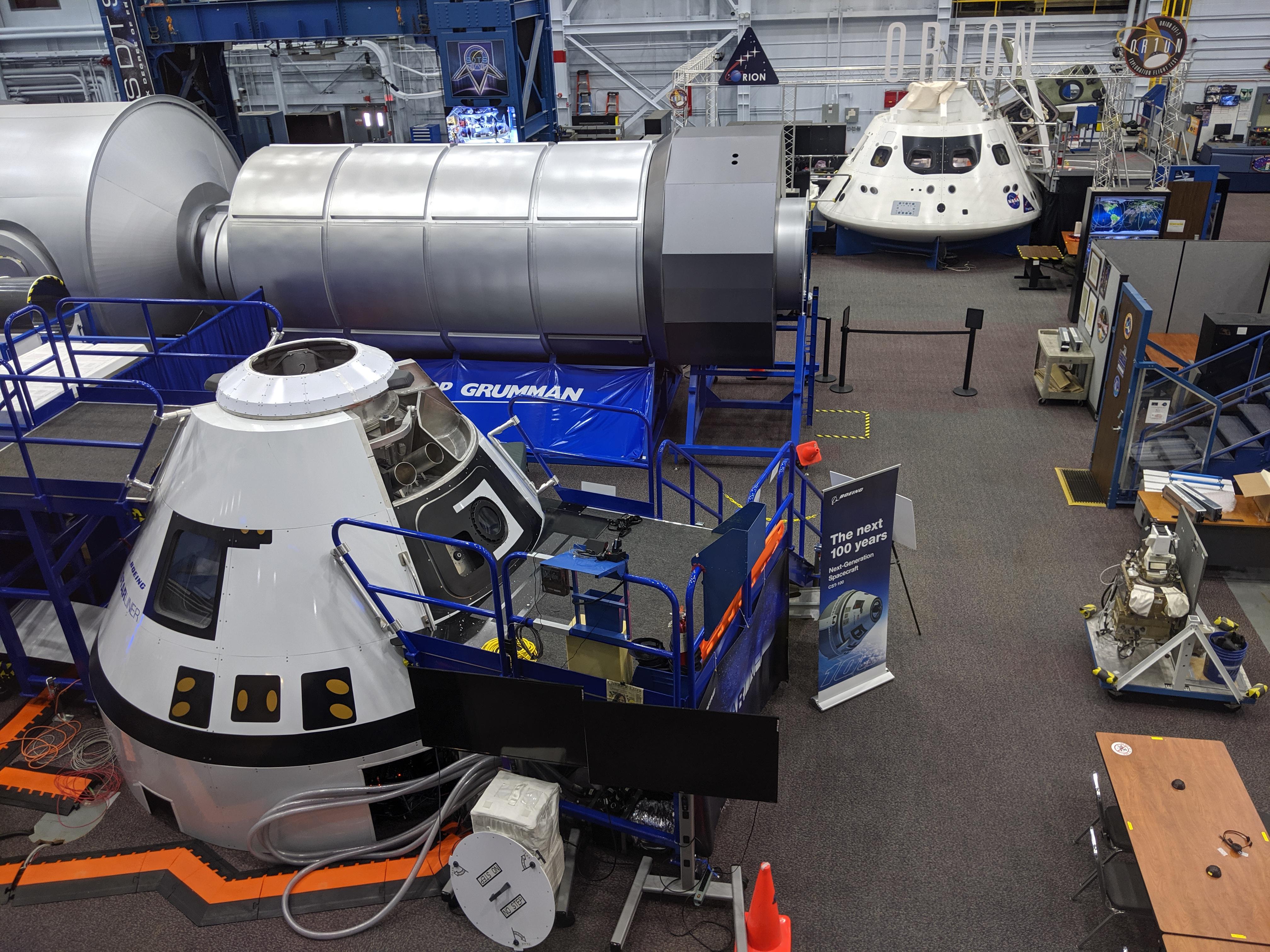 Personnel from johnson space center (jsc). Starliner At Space Vehicle Mockup Facility Johnson Space Center In Houston Oc R Starliner