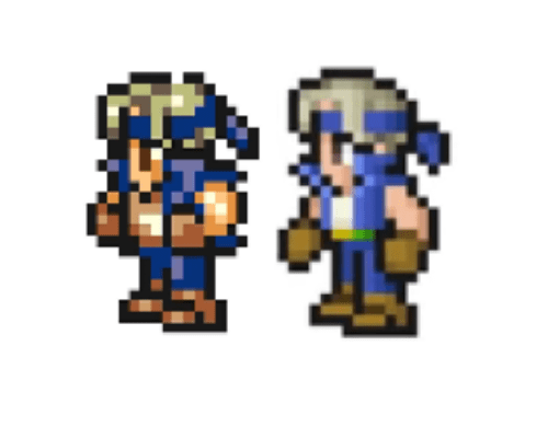 Comparison Of Locke S Sprite Snes Vs Pixel Remaster Finalfantasy