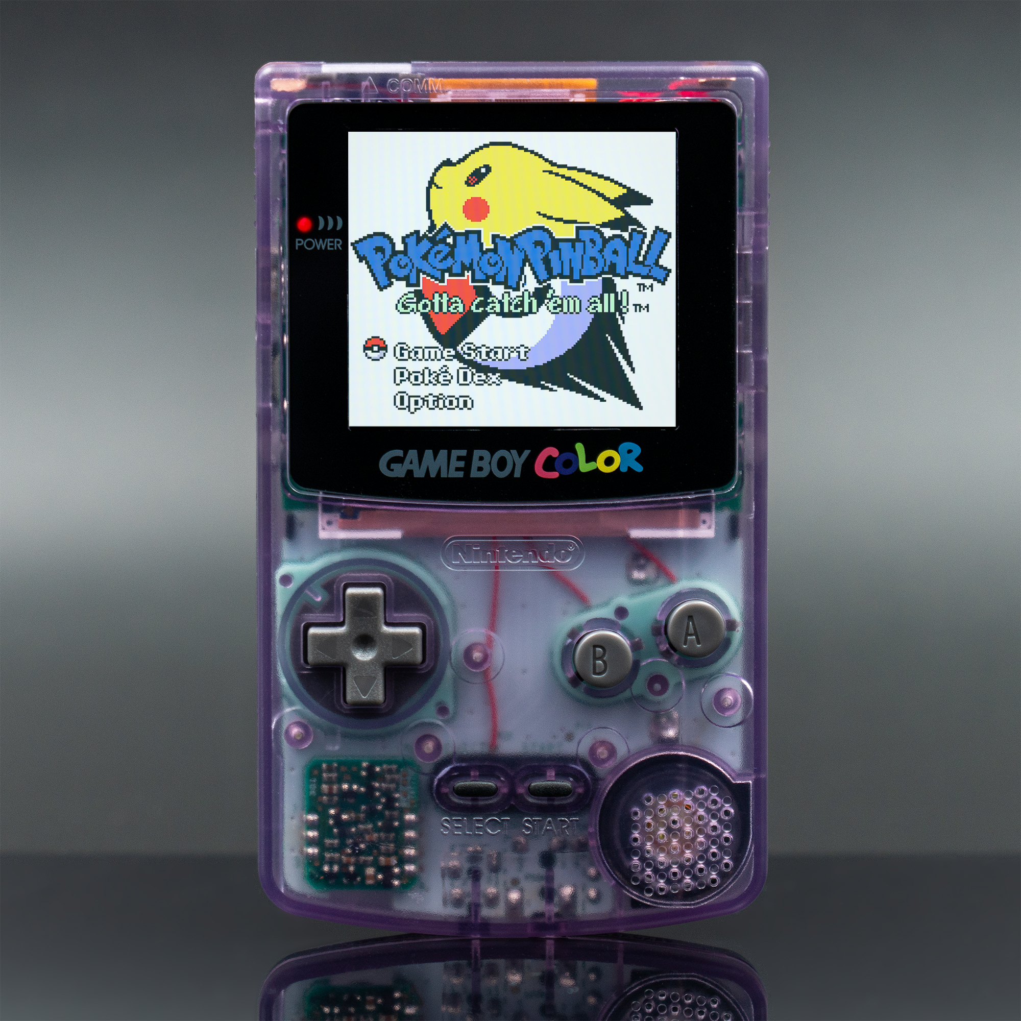 Atomic Purple Gameboy Color With Q5 Ips Xl Display Mod Gameboy