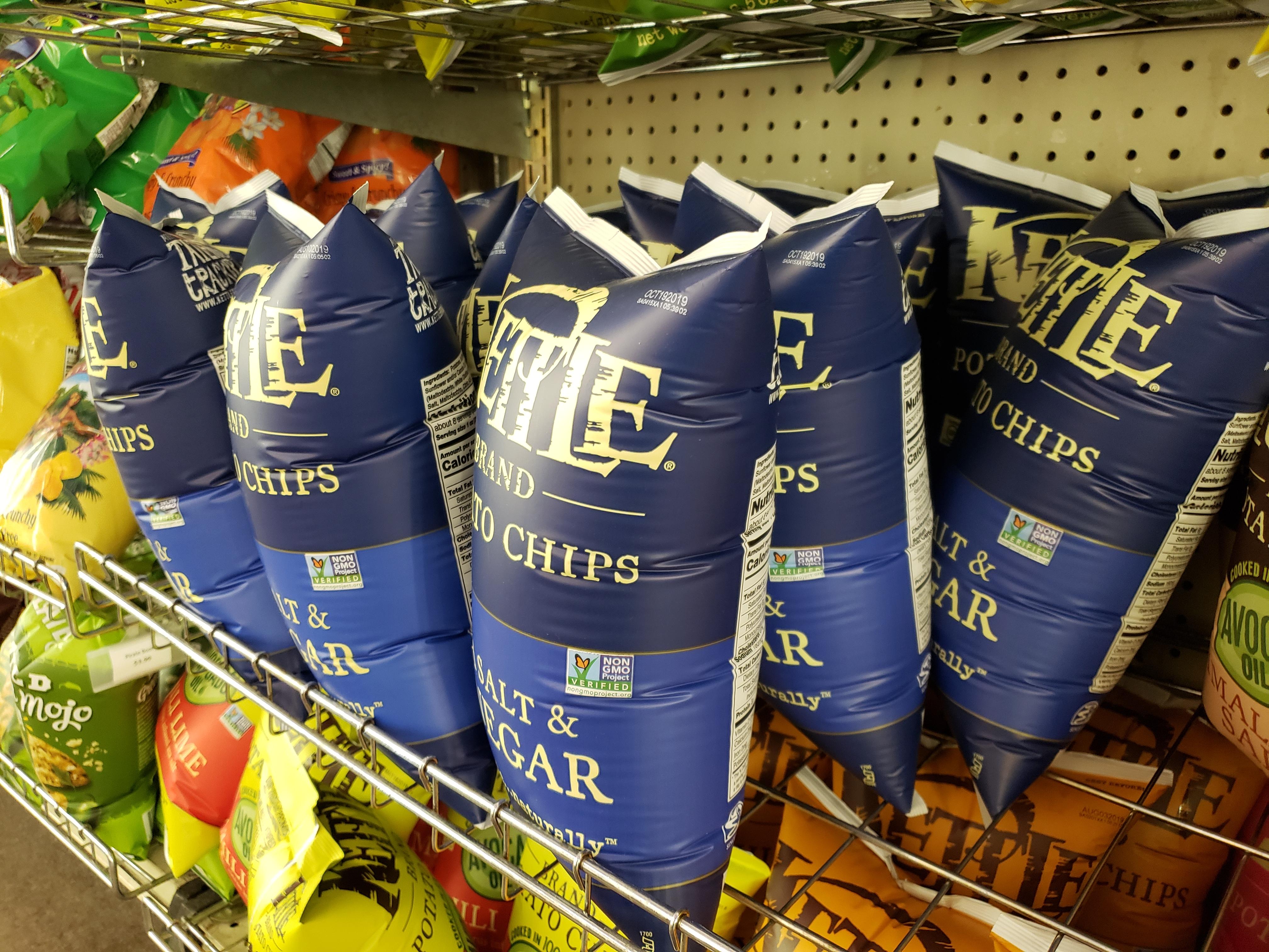 This bag is mostly made of . What Potato Chip Bags Look Like At A Store Located At 7380 Feet 2250 Meters Elevation R Mildlyinteresting