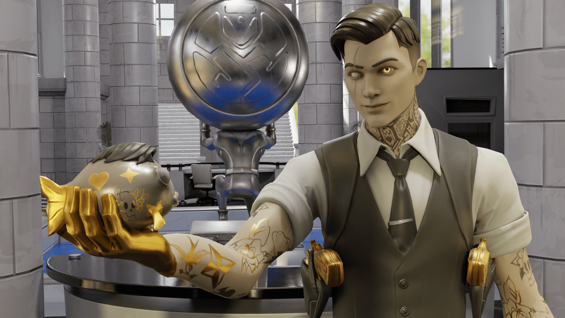 I Recently Got Into Blender Art And After Much Trial And Error I Got This Midas Render Done Hope You All Enjoy R Fortnitebr