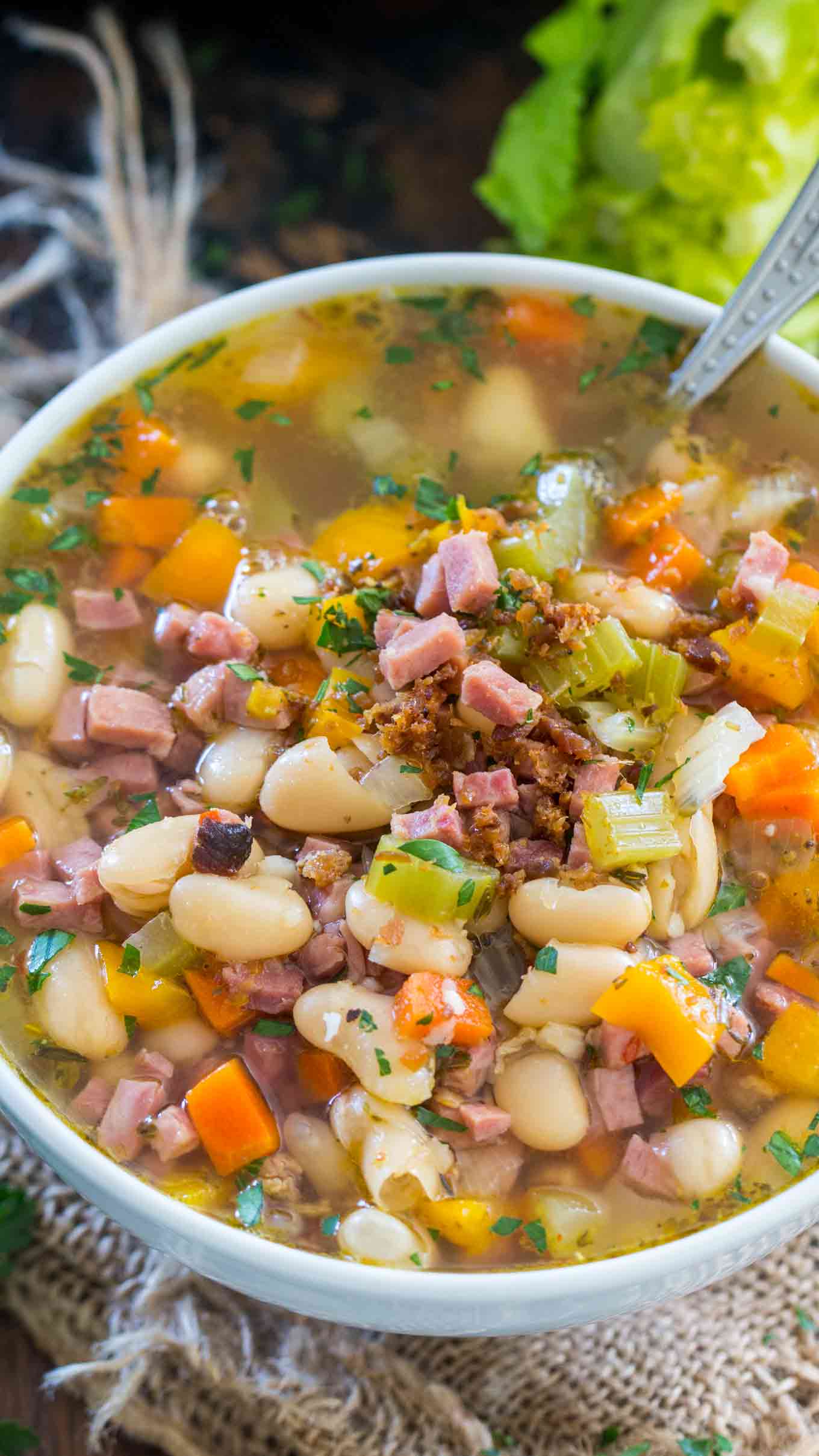 · instant pot minestrone soup is . Instant Pot Ham and Bean Soup : instantpot
