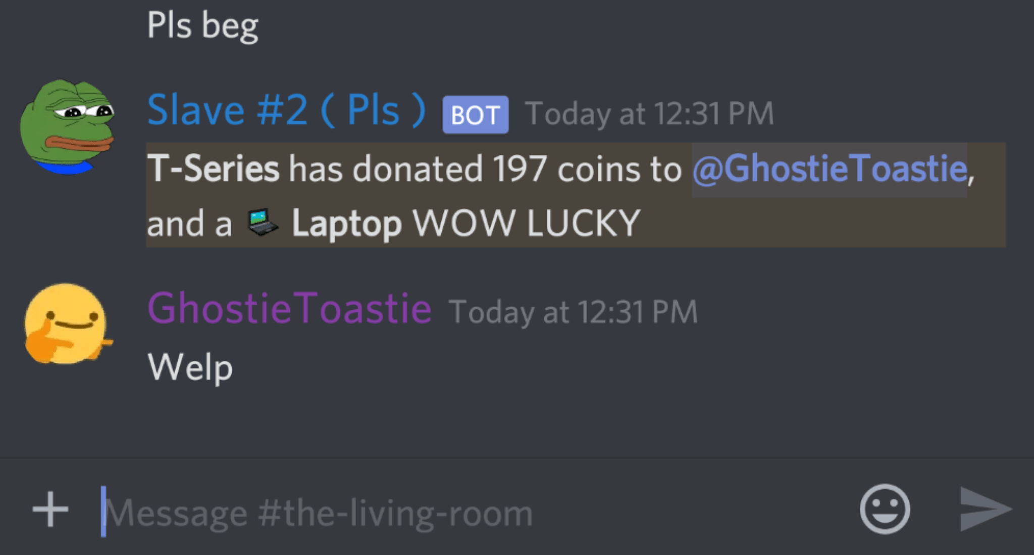 All different types of bots to explore. Well This Happened When I Begged R Dankmemer