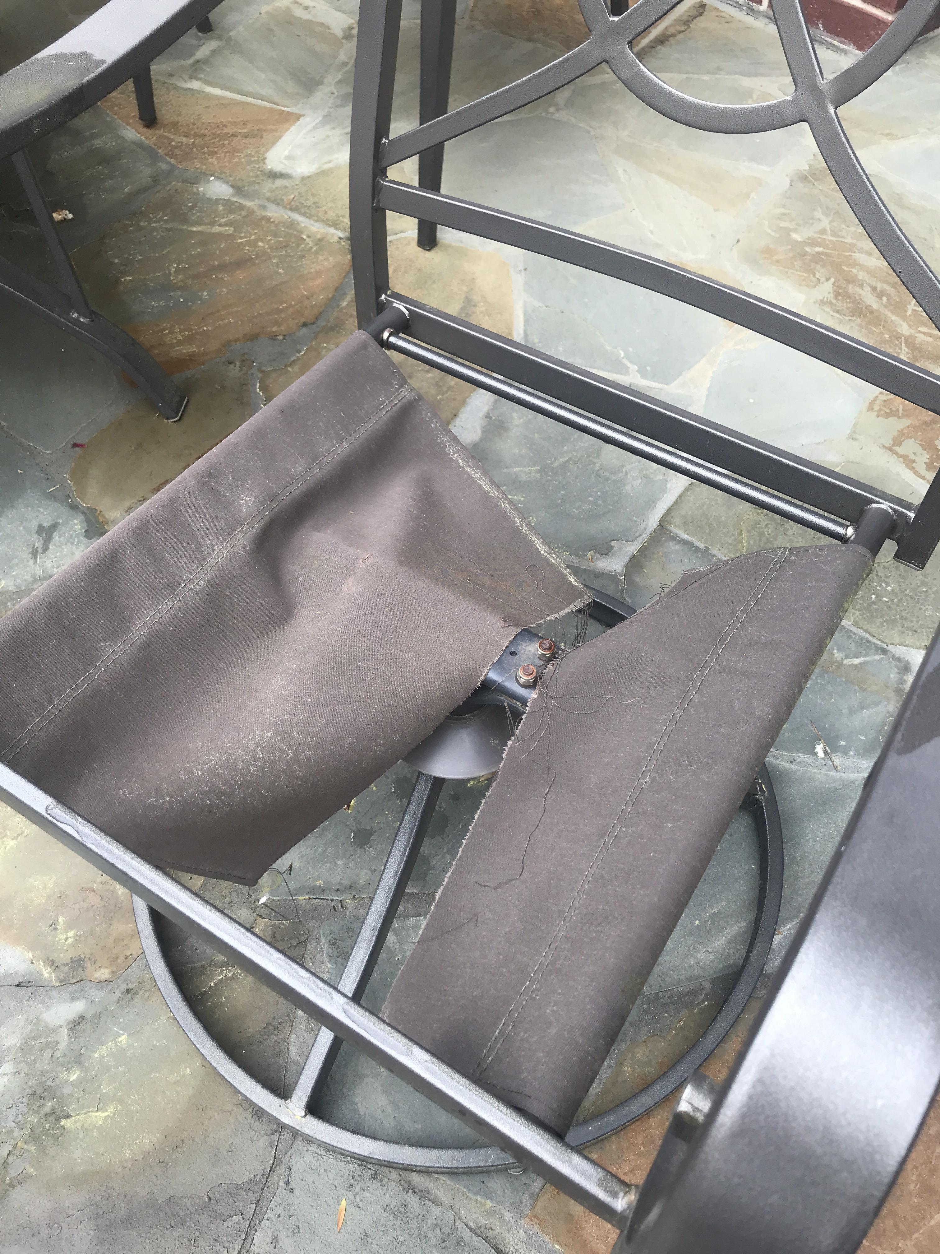 Choose from same day delivery, drive up or order pickup plus free . Fabric on patio chair ripped. Any ideas on what to use to