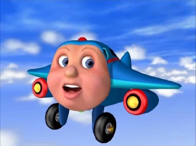 Prepare to be lasered jay . Jay Jay the Jet Plane : nostalgia