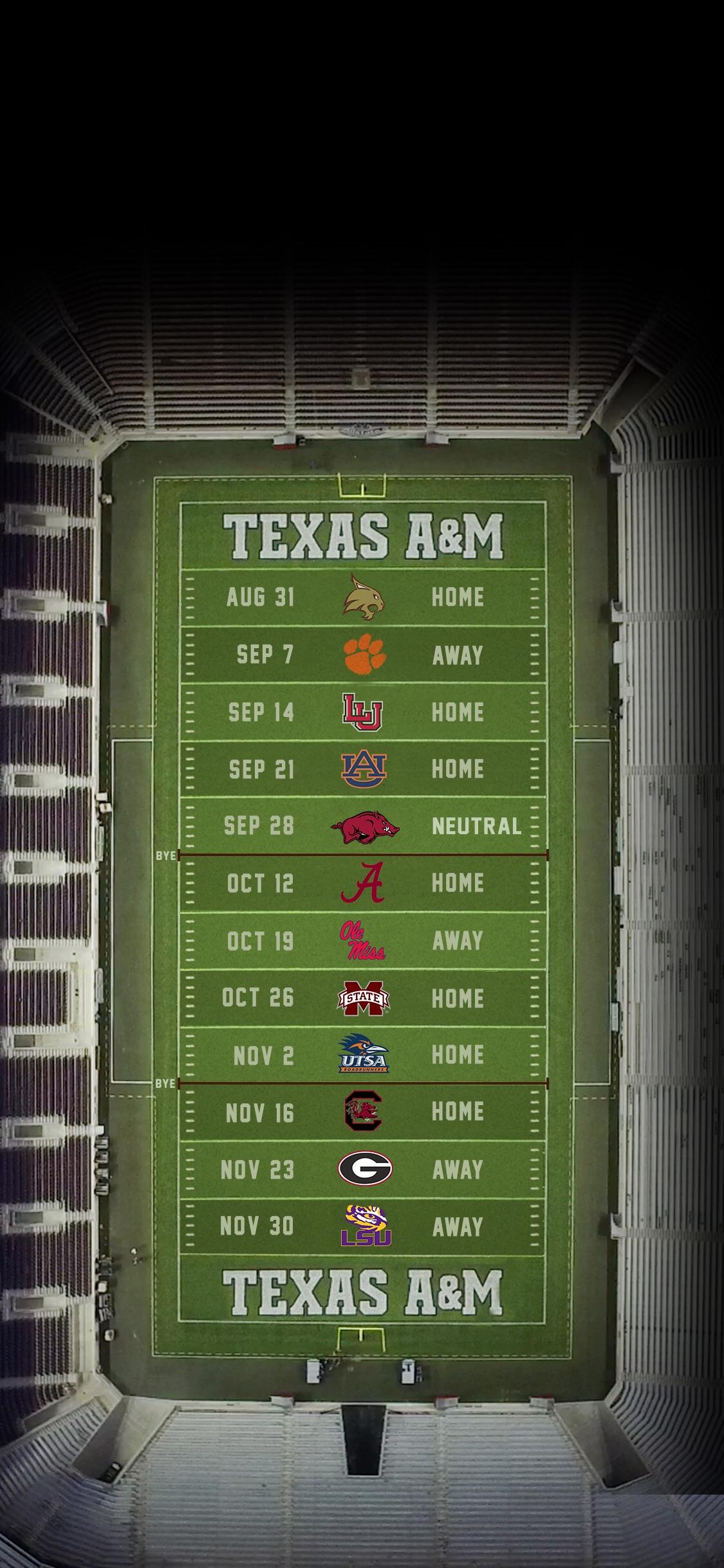 Texas A&M Football Wallpaper Iphone - Texas A M 2019 Schedule Iphone X Wallpaper U Wallpaperag