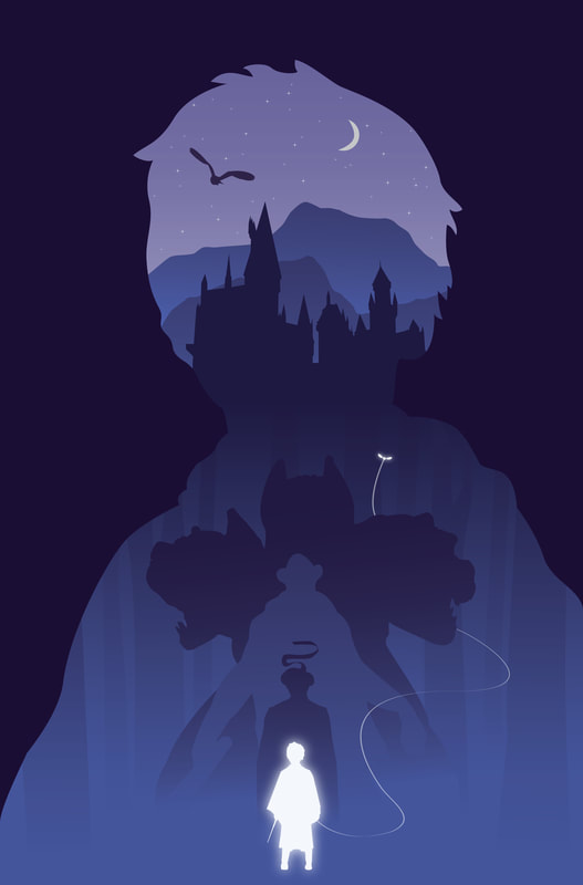 It's only when a letter arrives, delivered by a . Sorcerer's Stone Poster Art : harrypotter