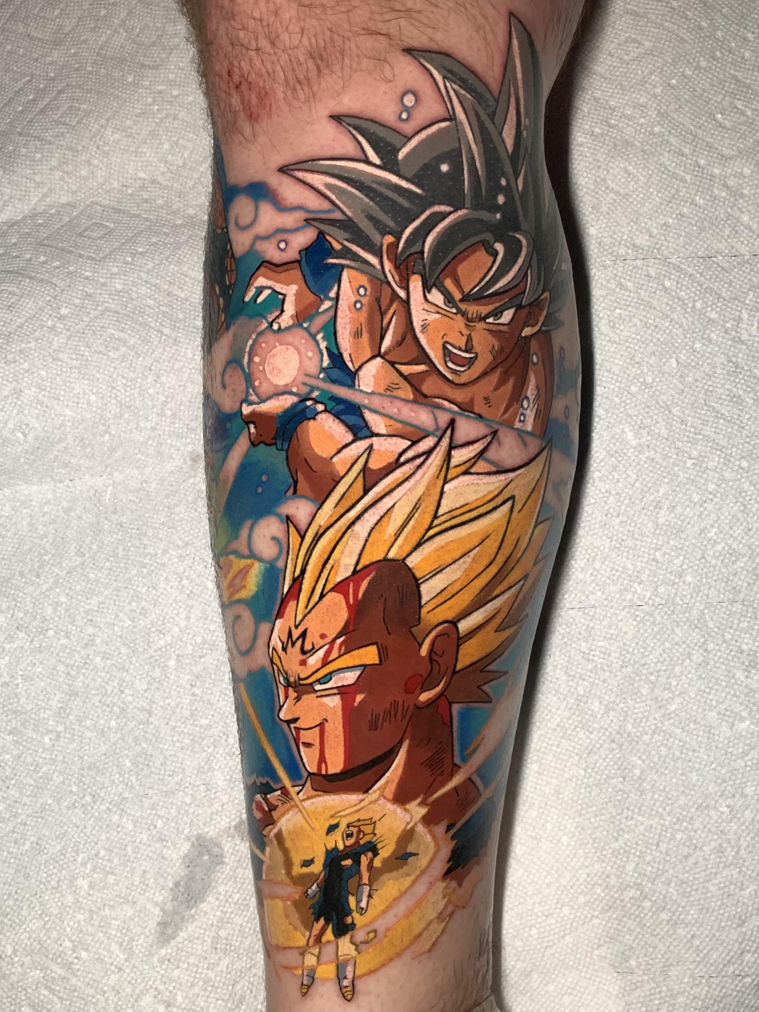 Majin Vegeta And Ui Goku Tattoo Done By Bronson Coddington (Ig: @Bronbronink) : R/Dbz 3234_x_2426_jpg