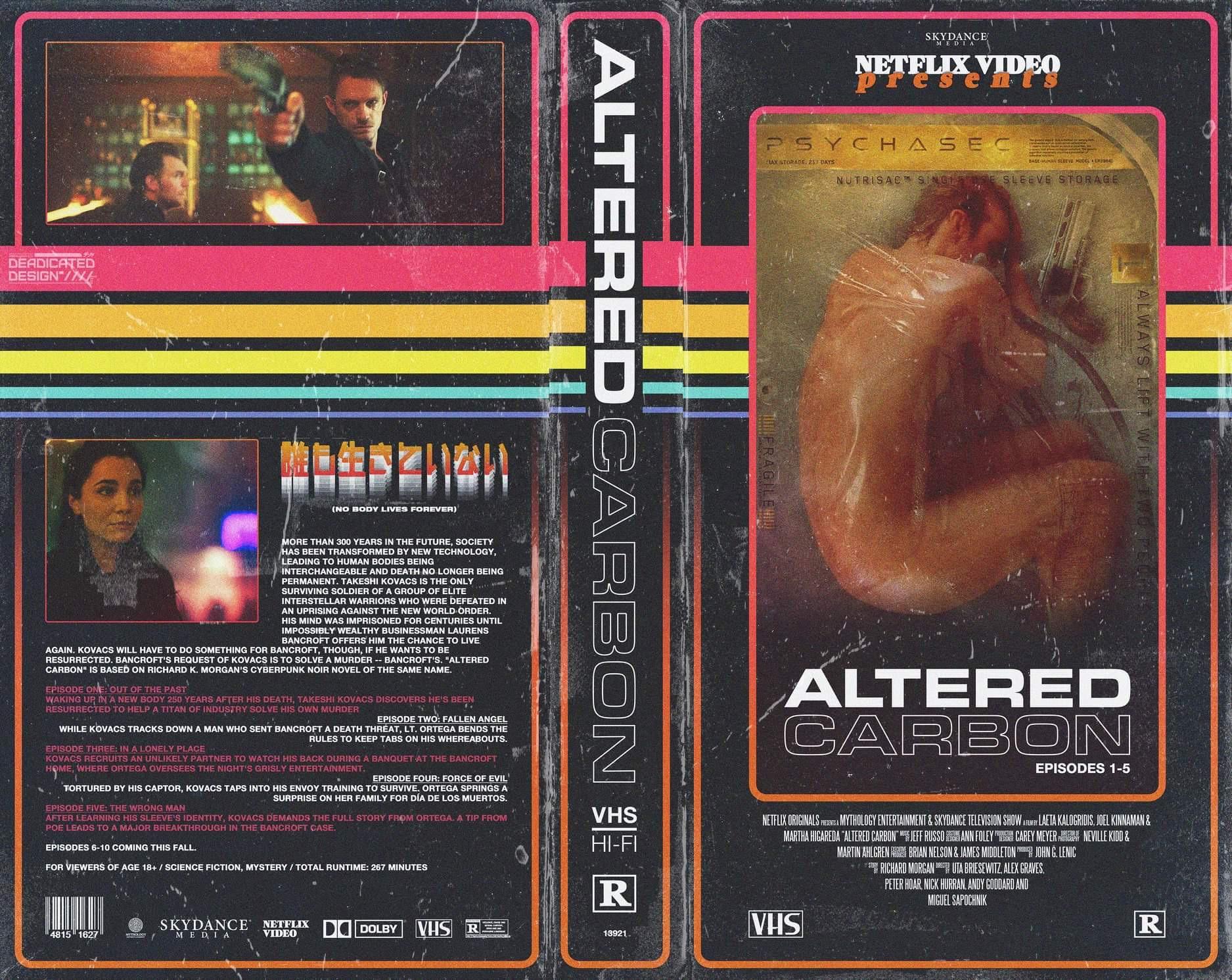 This free mockup includes two cassettes and its cover, . Altered Carbon Vhs Mock Up Deadicated Design R Alteredcarbon