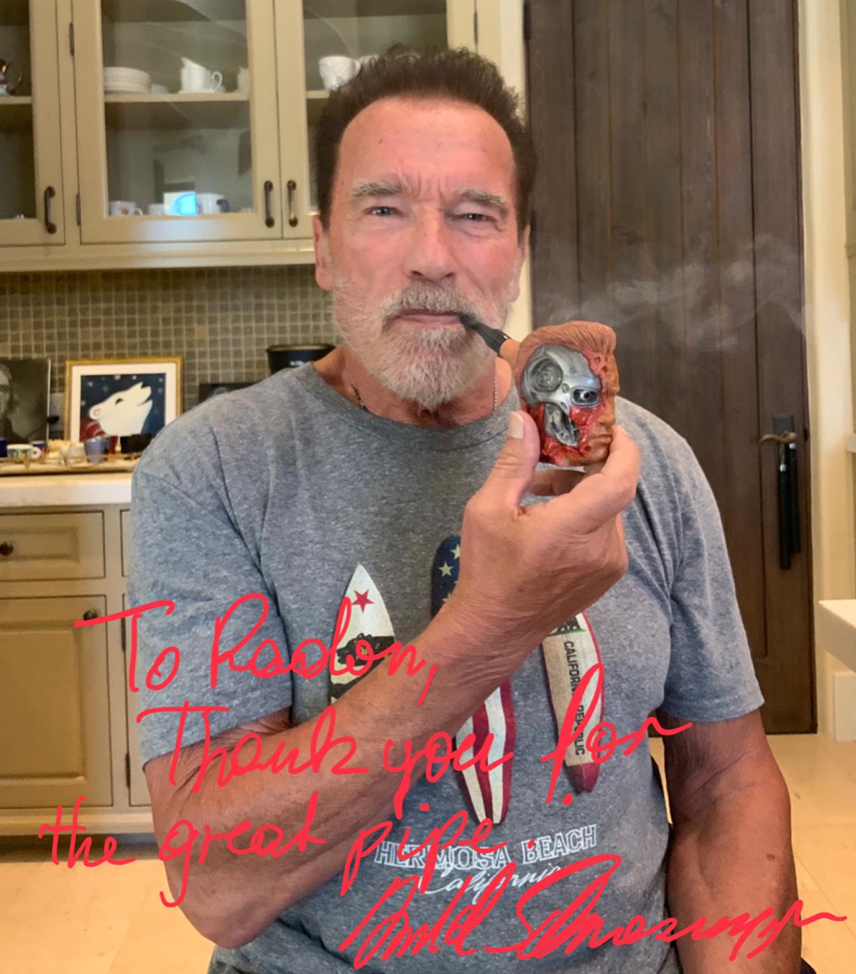 Instead, use this easy tool to find birthdays and the . I carved and gifted the "Terminator pipe" to Arnold birthday and he sent me a photo