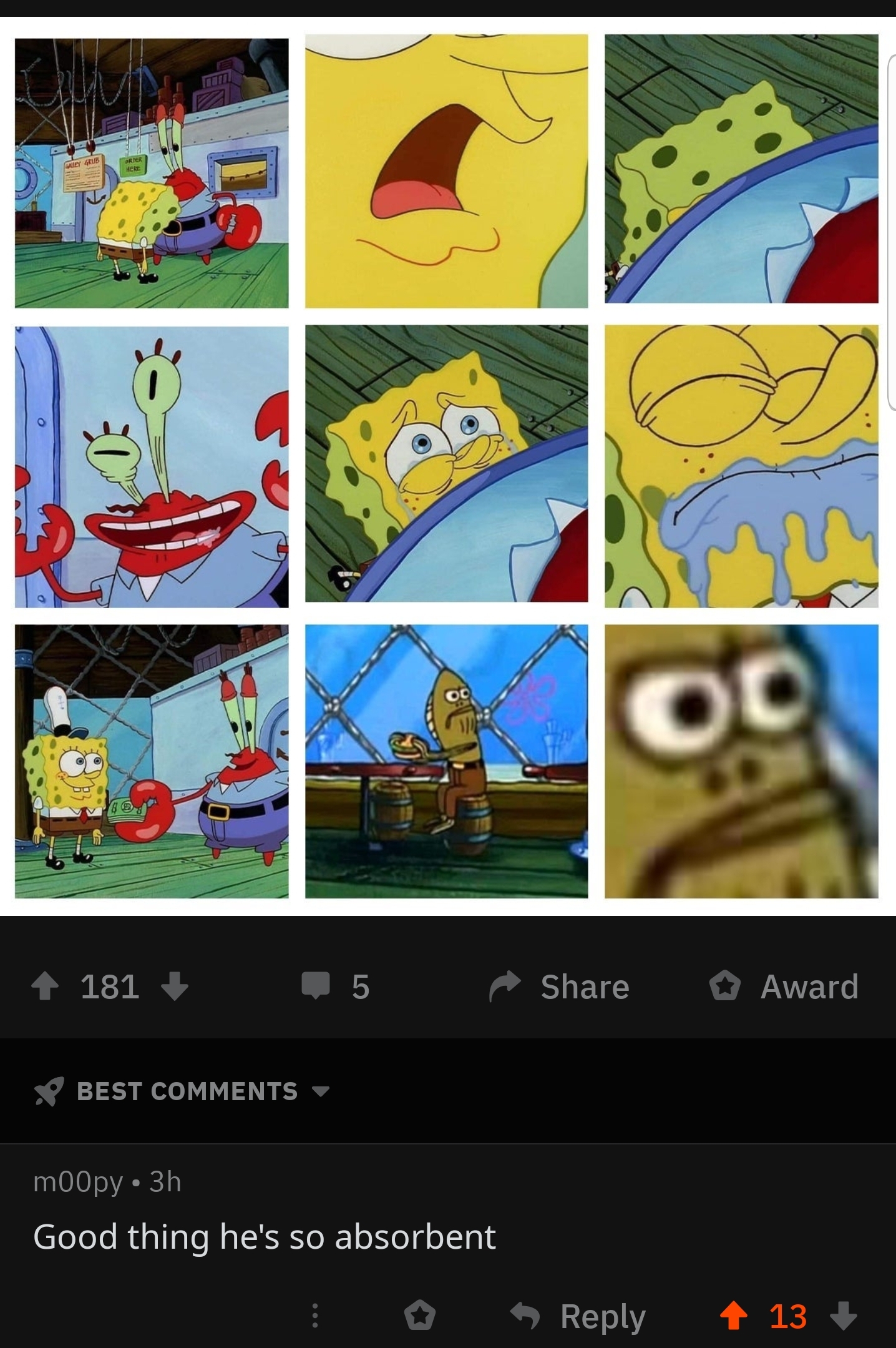 Press the ← and → keys to navigate the gallery, . Cursed spongebob : cursedcomments