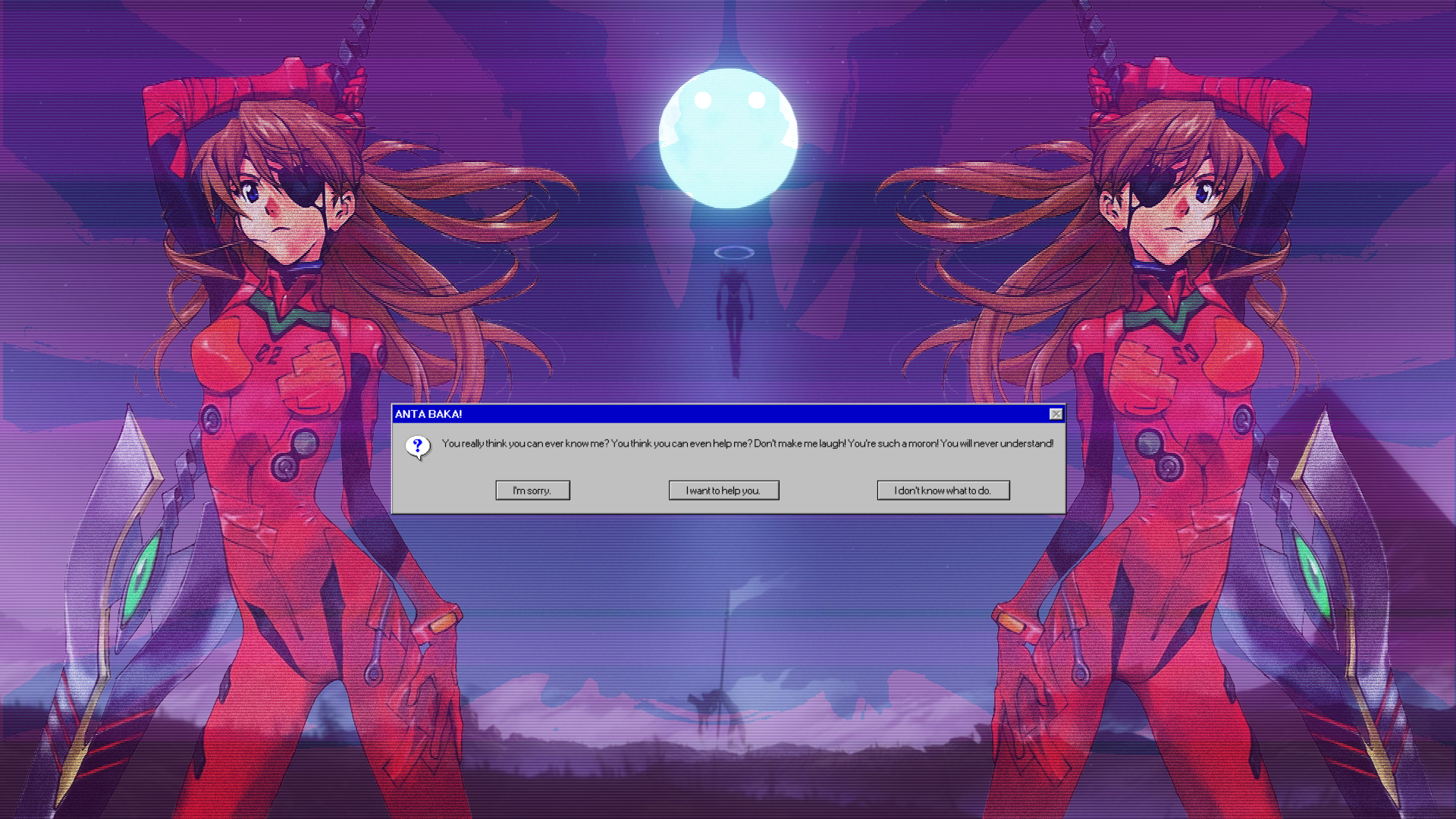 90S Anime Aesthetic Desktop Wallpaper 1920X1080 - AESTHETIC Asuka 1920x1080 : evangelion