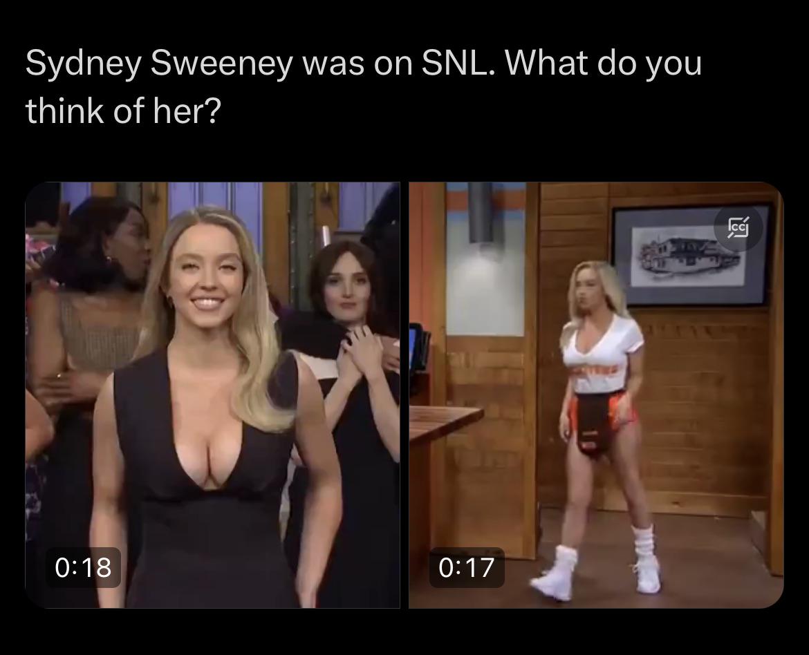 Sydney Sweeney tender boobs candlelight