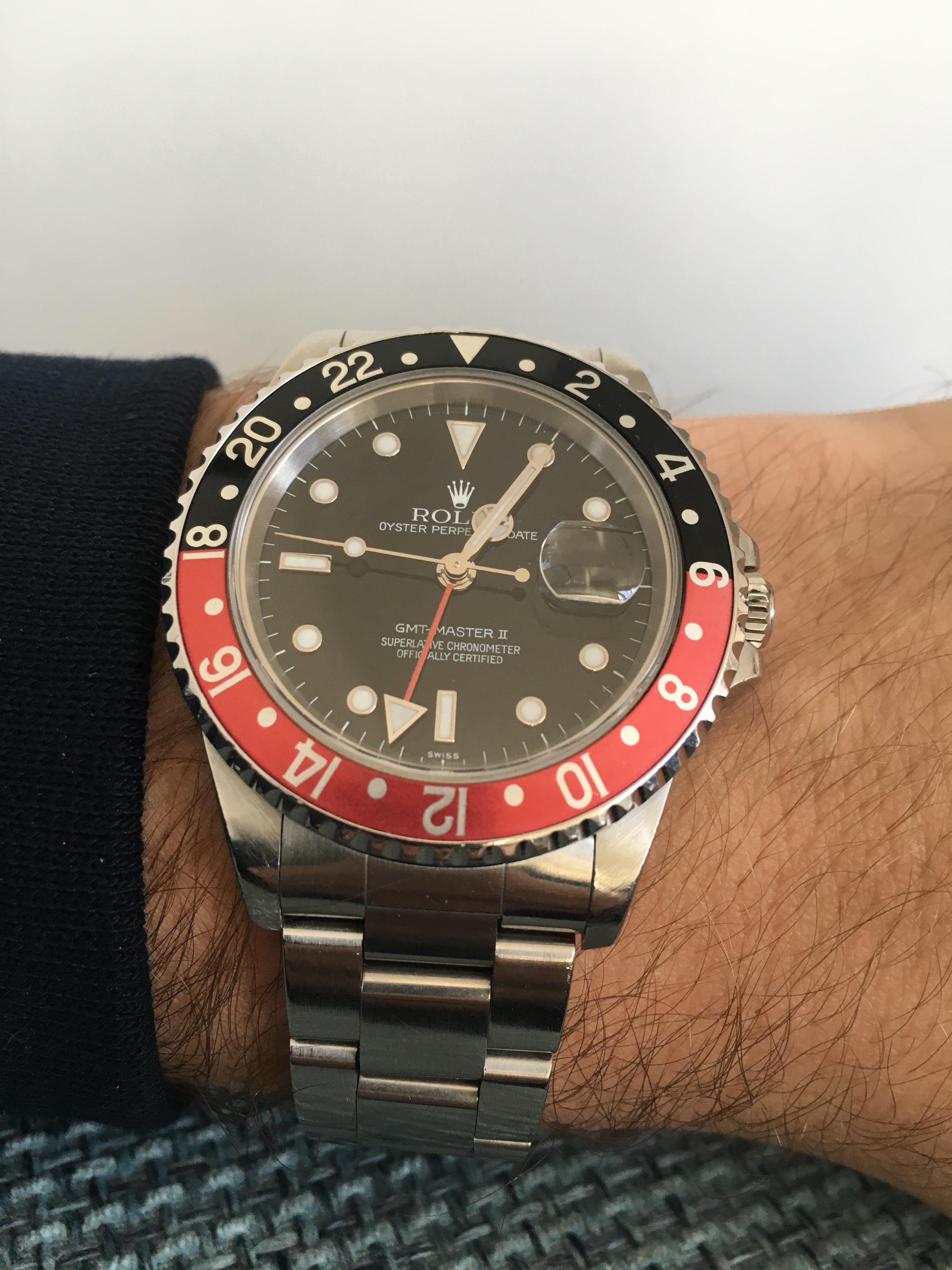 I Feel Lucky This Is My First Rolex 1999 Gmt Master Ii Swiss Only Dial Rolex