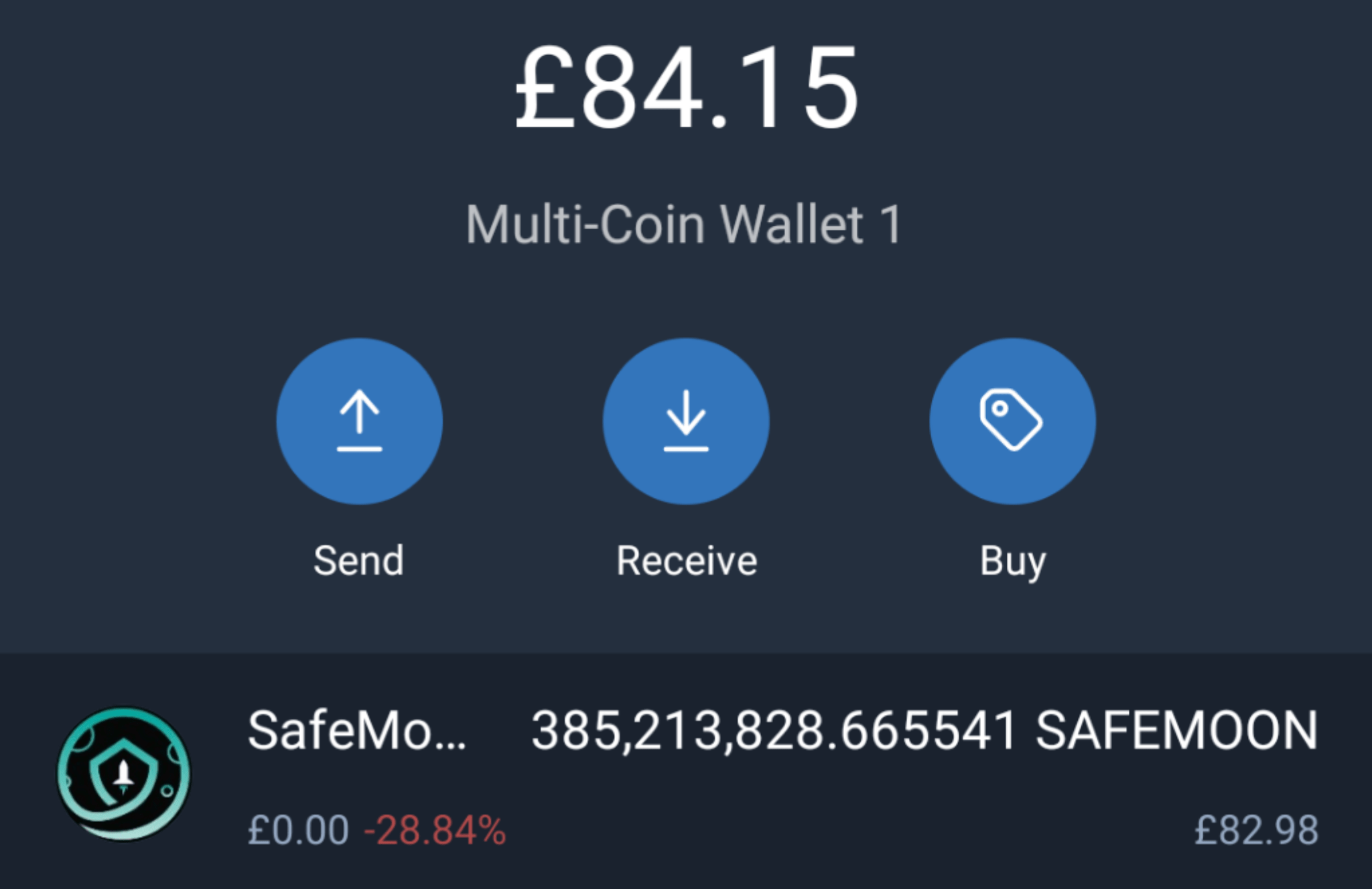 I have eth and usdc and some hoge. First Crypto Purchase And First Reddit Post R Safemoon