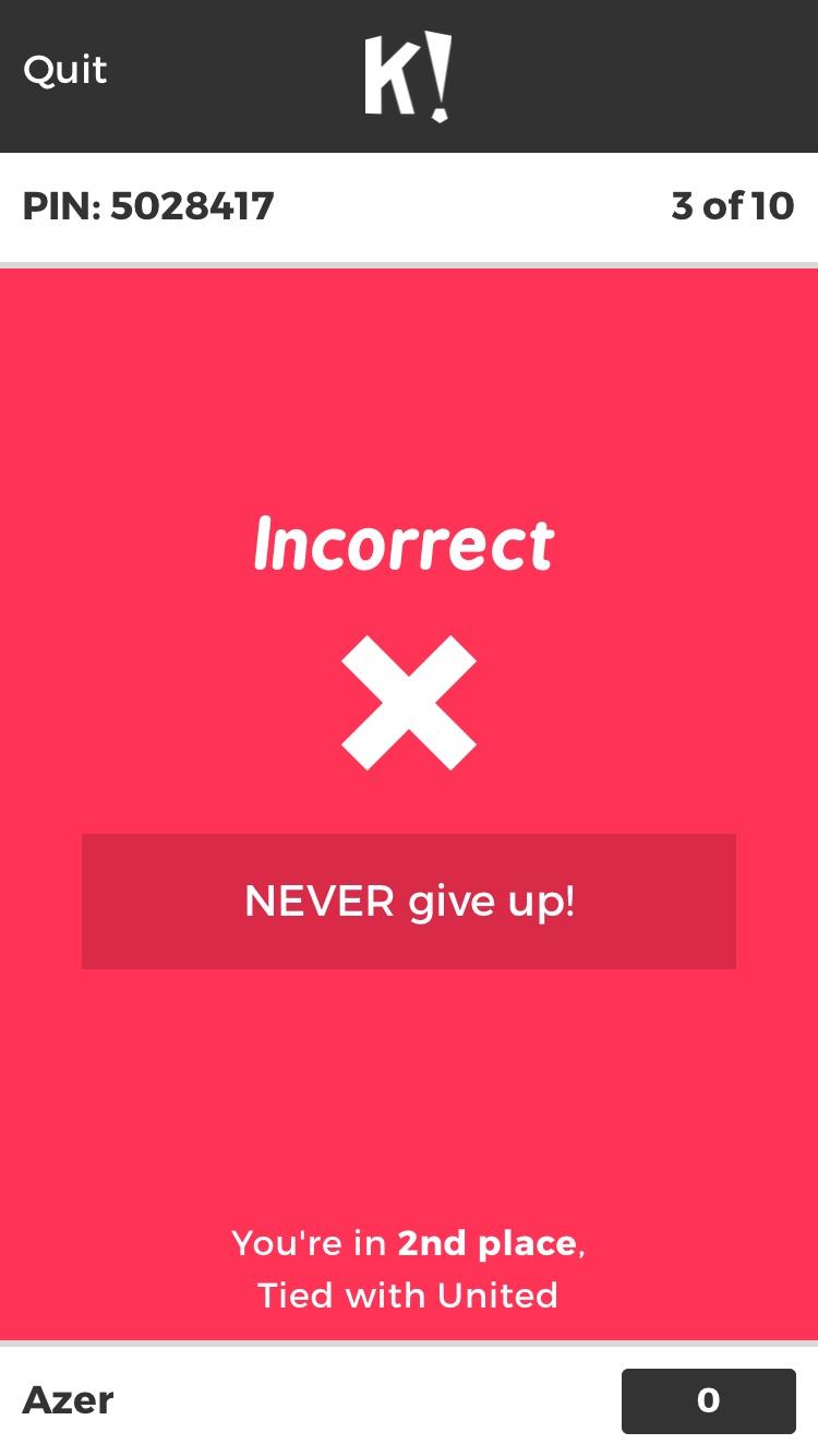 Kahoot R Osugame
