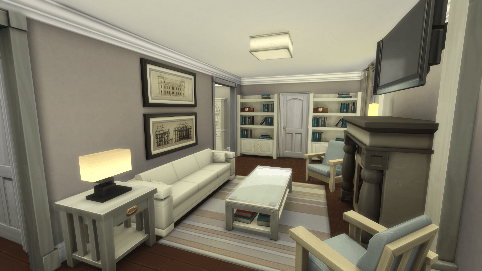 In the united states, over 32.5 million adults are living wi. Modern Suburban Living Room R Simsjunkies