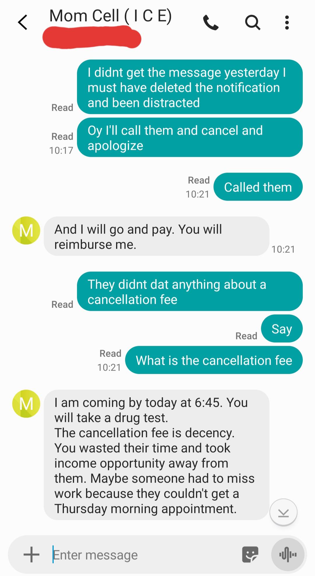 Dentist Appointment Cancellation Fee  . Broken Appointments With Less Than 48 Hours Notice May Be Subject To A $50 Cancellation Fee.