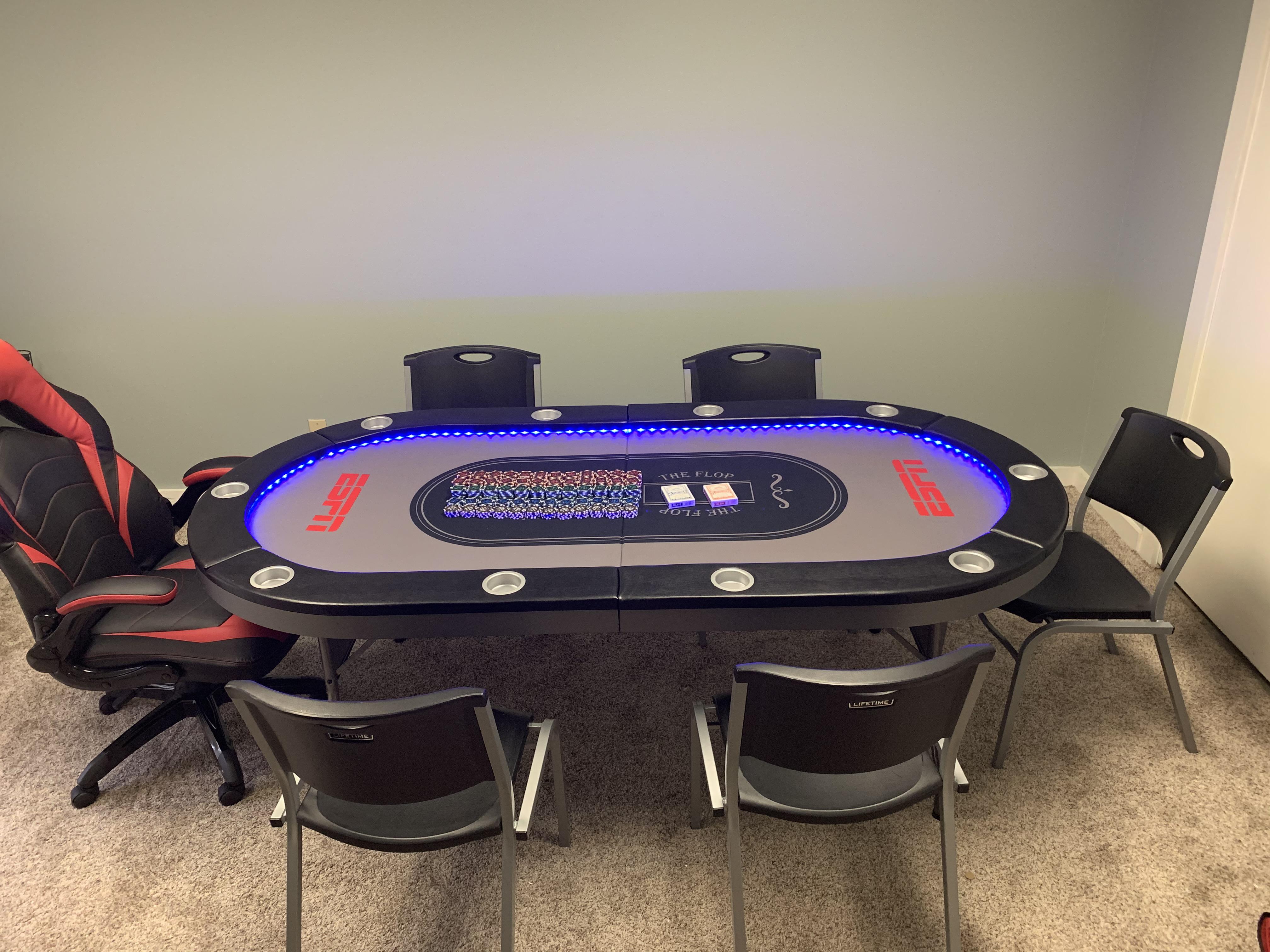 There's nothing quite like a game to bring people together. Just Bough My First House And Made A Poker Room Have A 2nd Table Of This Set Up In Another Room Not Much But It S Mine R Poker