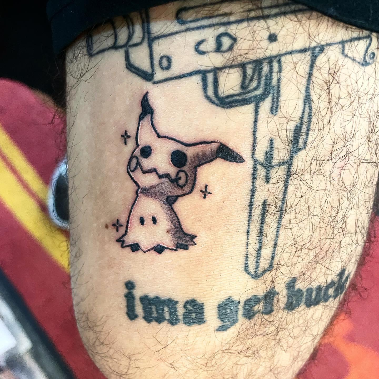 I'm A Tattoo Artist, I Tattoo My Legs All The Time And Gave Myself A Mimikyu Tattoo To Remember This Halloween, Happy Holidays Everyone! : R/Pokemon 1440_x_1440_jpg