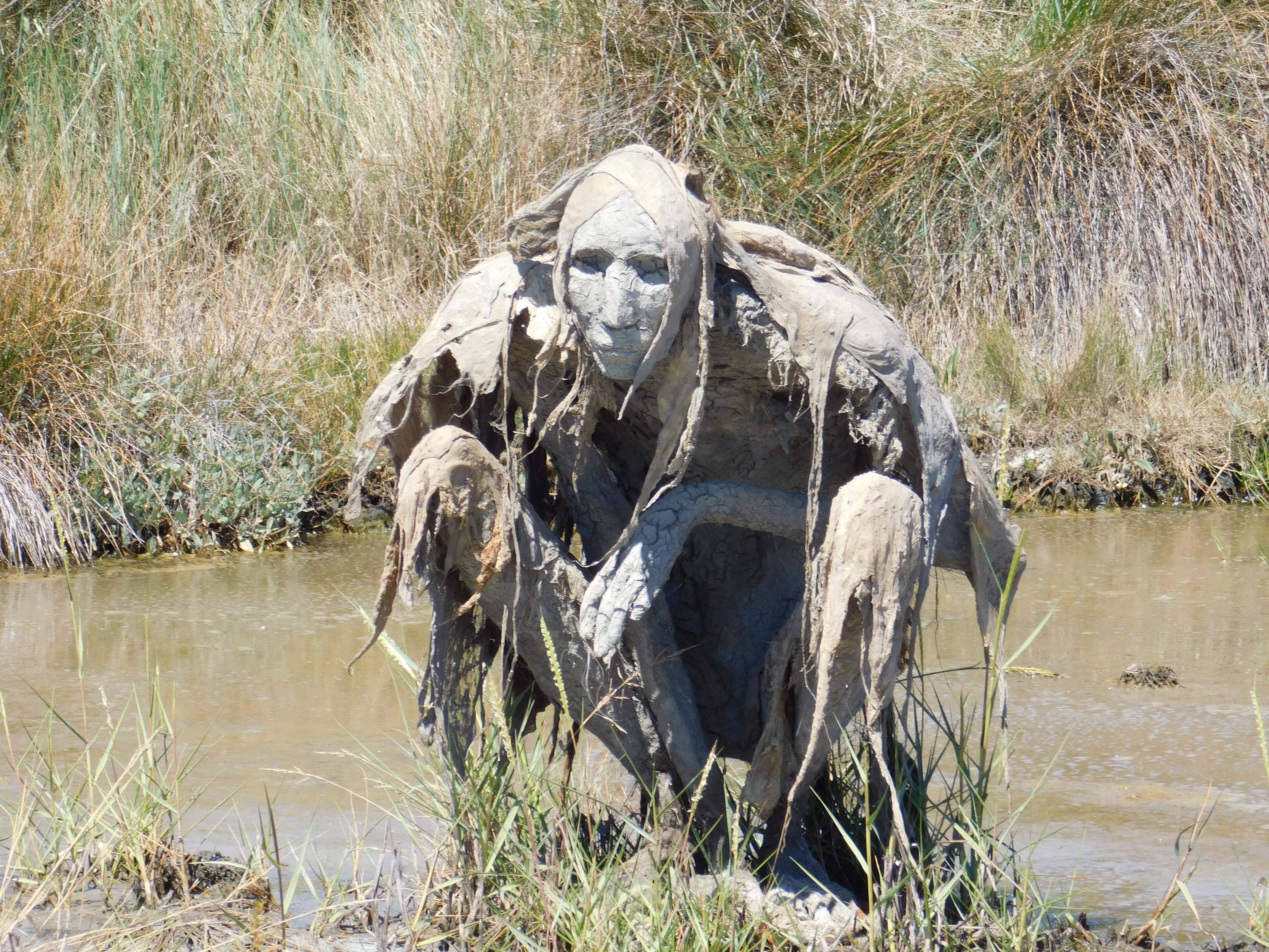 Land Art Mudman From Sene France Figure Made Of Mud And Gras R Nextfuckinglevel