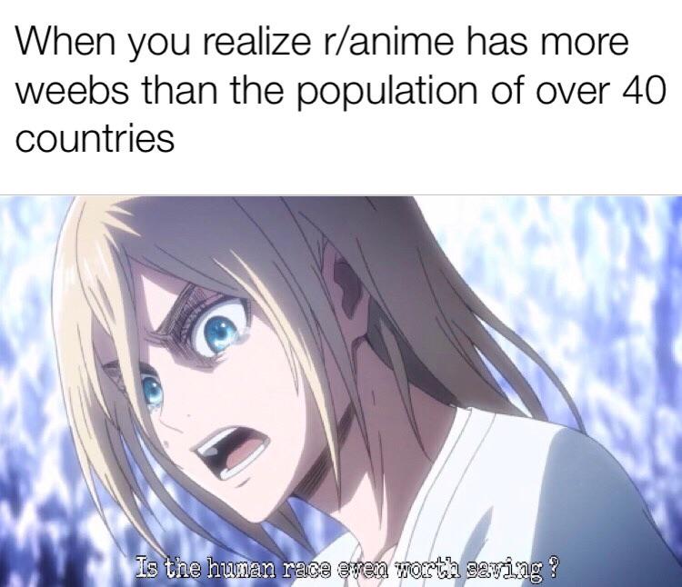 The beginning of the end. Oops Time To Get A New Planet R Animemes