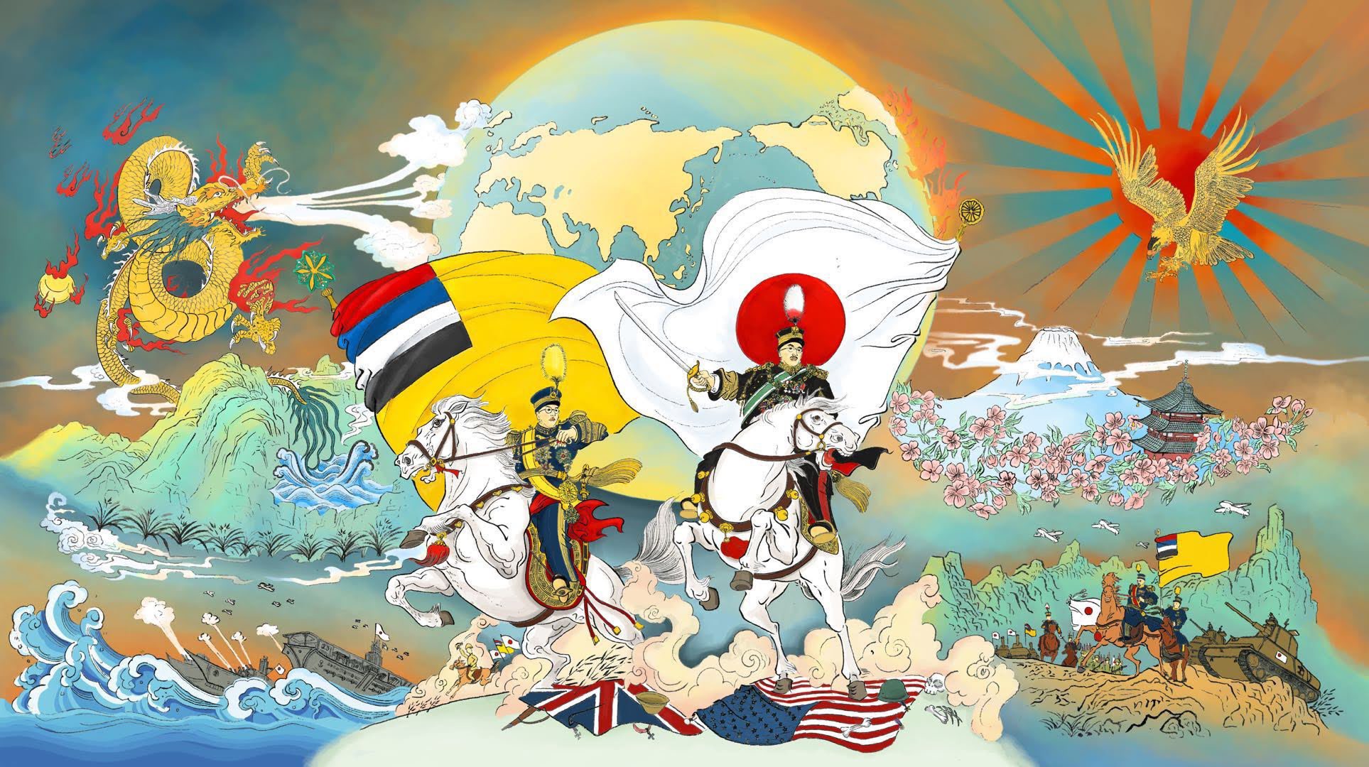 If you're an artist, you know it can feel challenging to turn your passion into a career that earns you a living. Pretty Cool Artwork Depicting The Great Kangde Emperor And Tenno Showa Monarchism