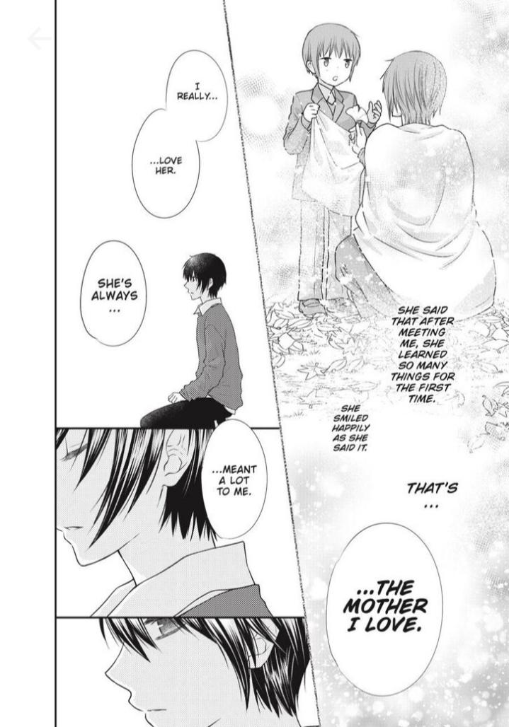 For some reason mitoma reminds me of tohru. Spoiler I Don T Know Where To Share This But This Is From Chapter 13 Of Fruits Basket Another A Manga With Their Kids As Main Characters I Just Loved The Character Development