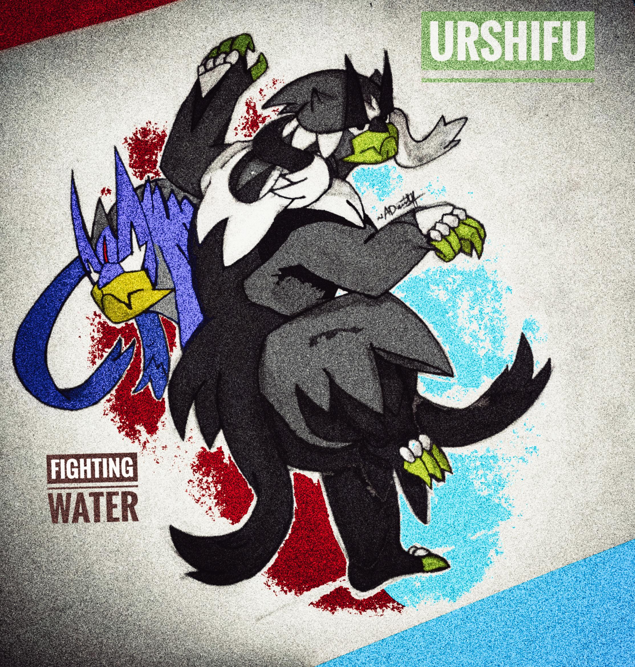 Bandai pokemon shodo vol.5 urshifu ichigeki form). Urshifu Rapid Strike Style Oc Pokemon