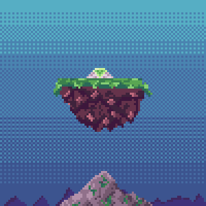 Master Emerald By Me Really Like The Mountain On This One Please Let Me Know What I Can Improve Have A Great Day R Pixelart