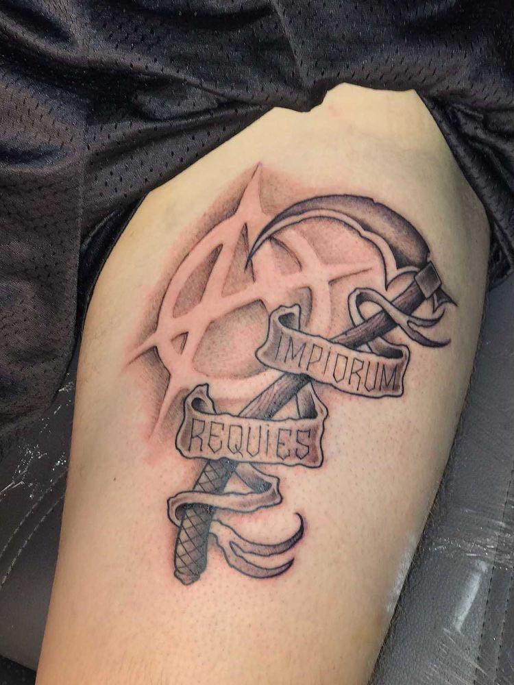 My Fresh Soa Inspired Tattoo. Haven't Seen Anyone Post Any Sons Inspired Ink Here So Not Sure If It's Allowed But Thought I'd Share Anyway. : R/Sonsofanarchy 1000_x_750_jpg